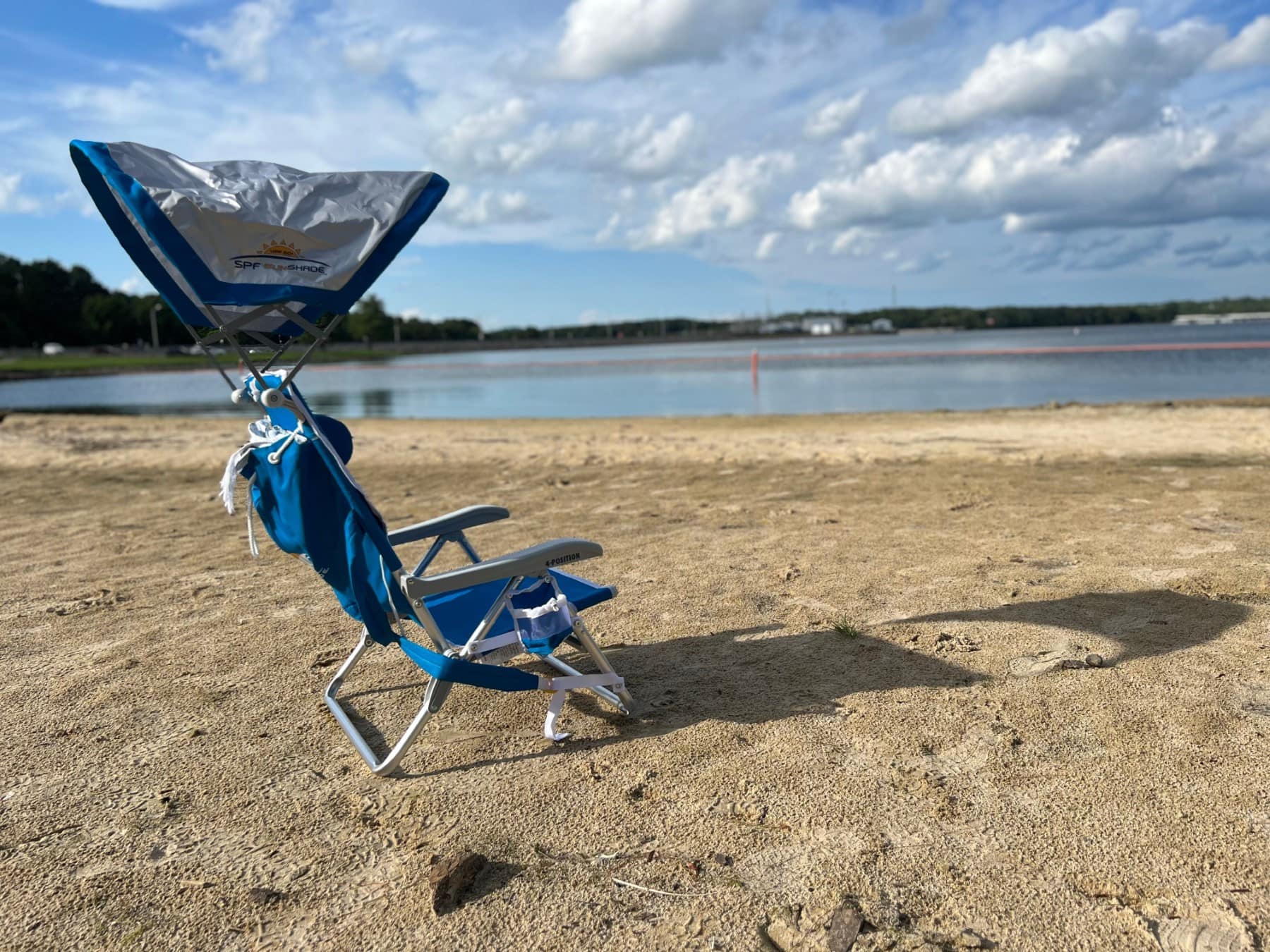 Gci Outdoor Portable Beach Chair Open To Beach