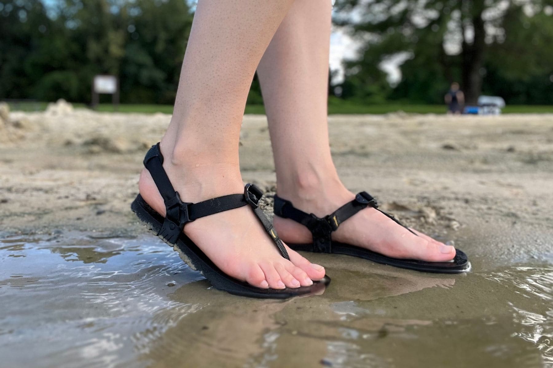 Luna Sandals Mono Winged Side
