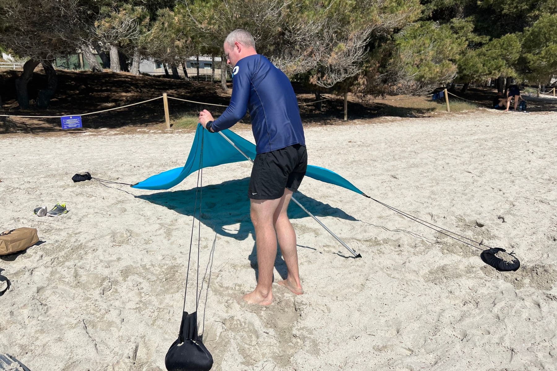 Neso Tents Portable Torben Setting Up