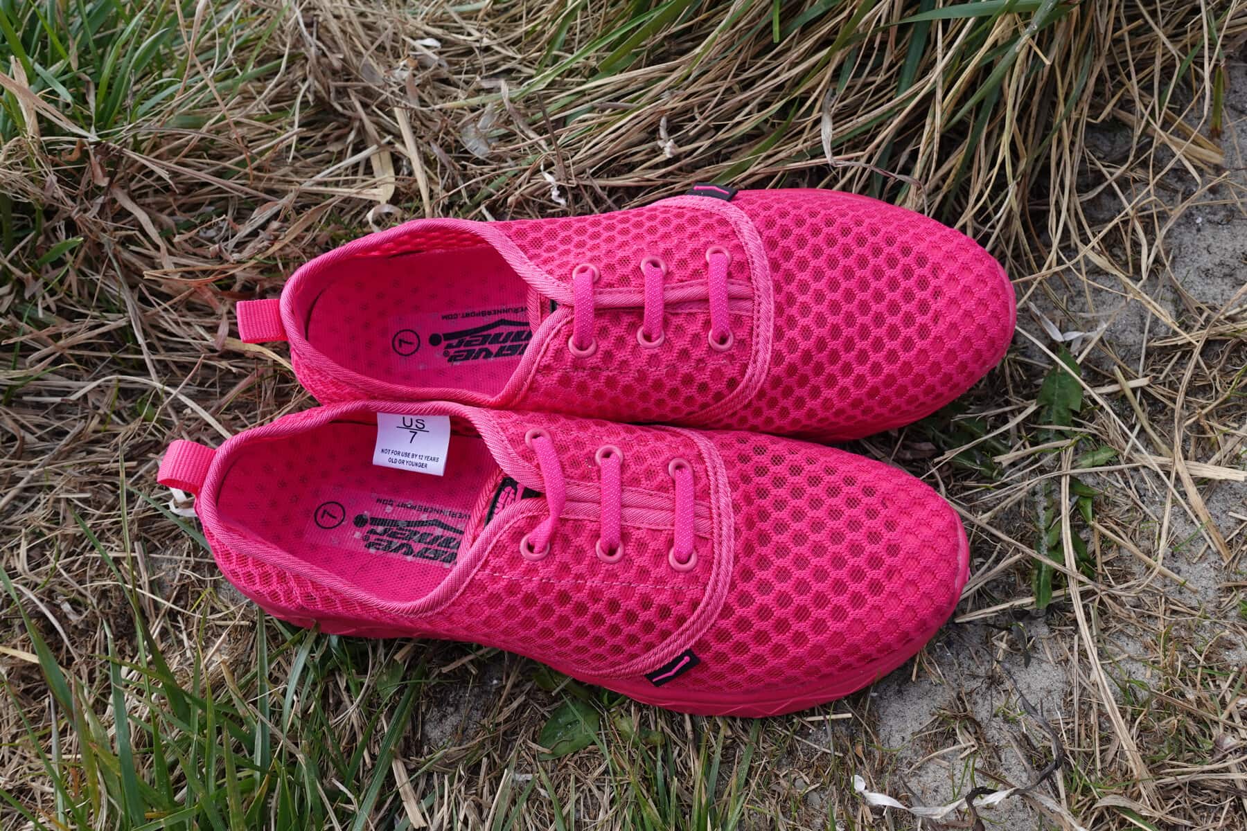 Wave Runner Shoes Pink Top View
