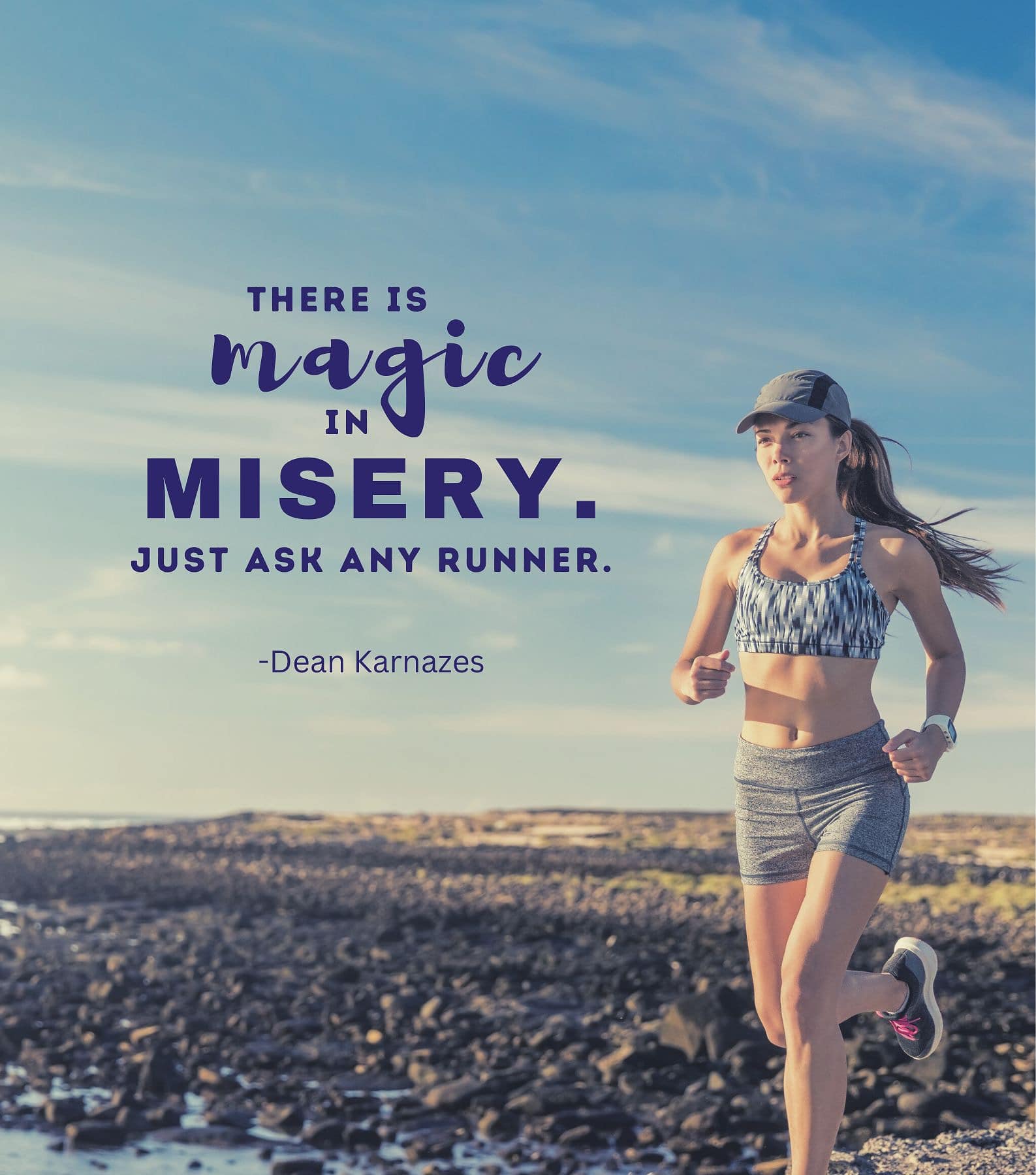 Short Running quotes. There is magic in misery. Just ask any runner