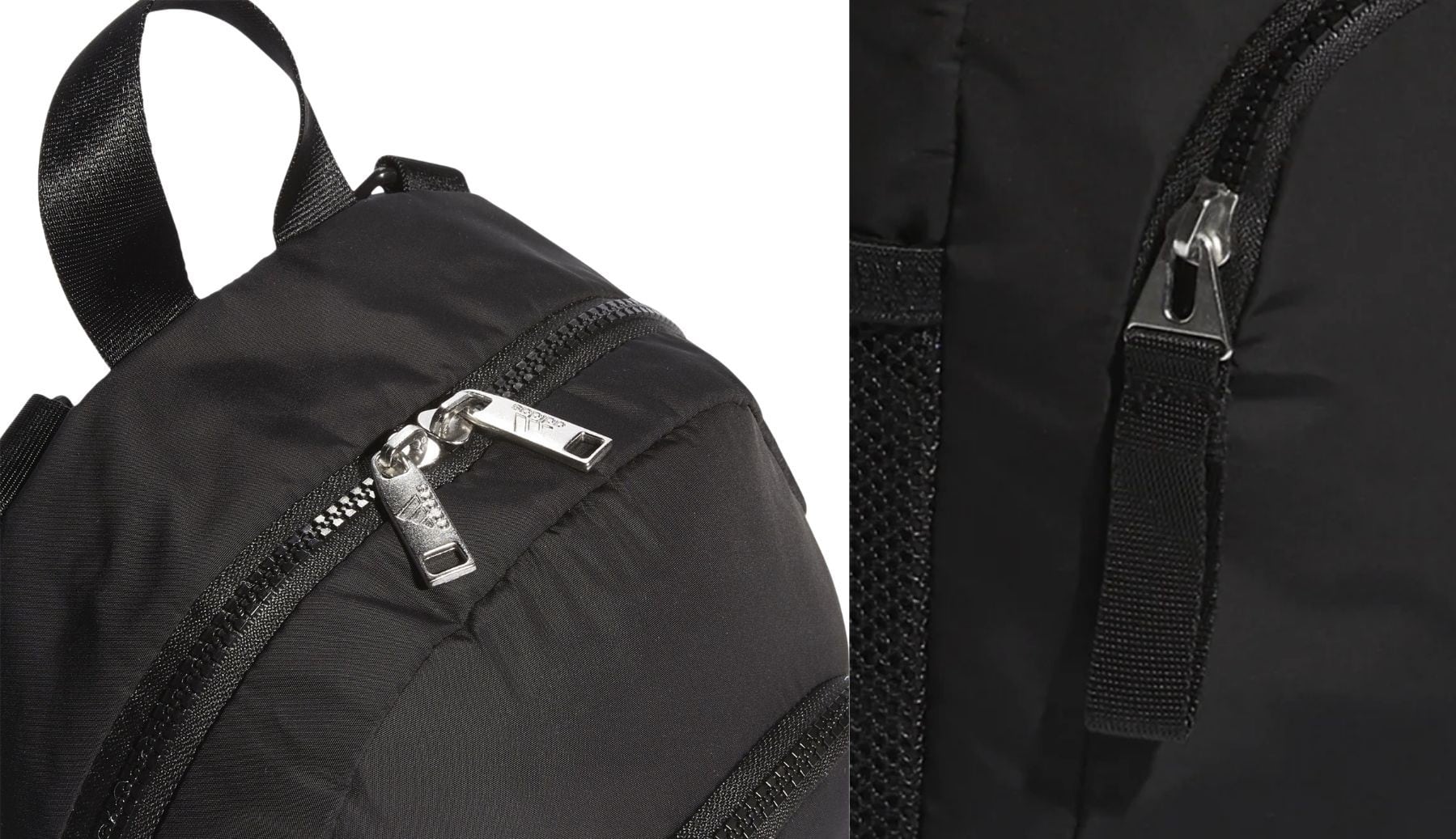 The zips feel premium, and there's reinforcement at the seams. 