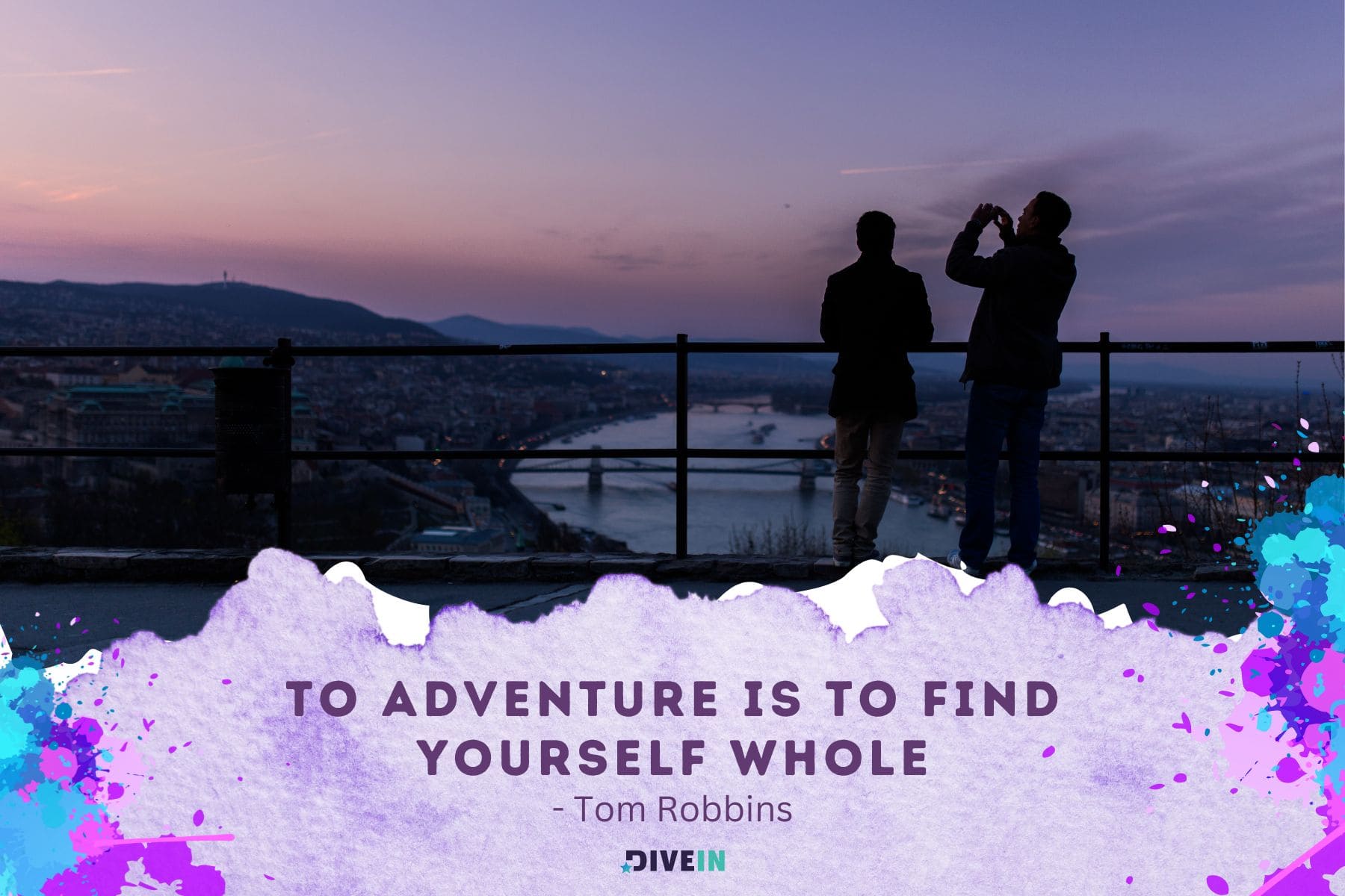 inspiring adventure quotes. to adventure is to find yourself whole