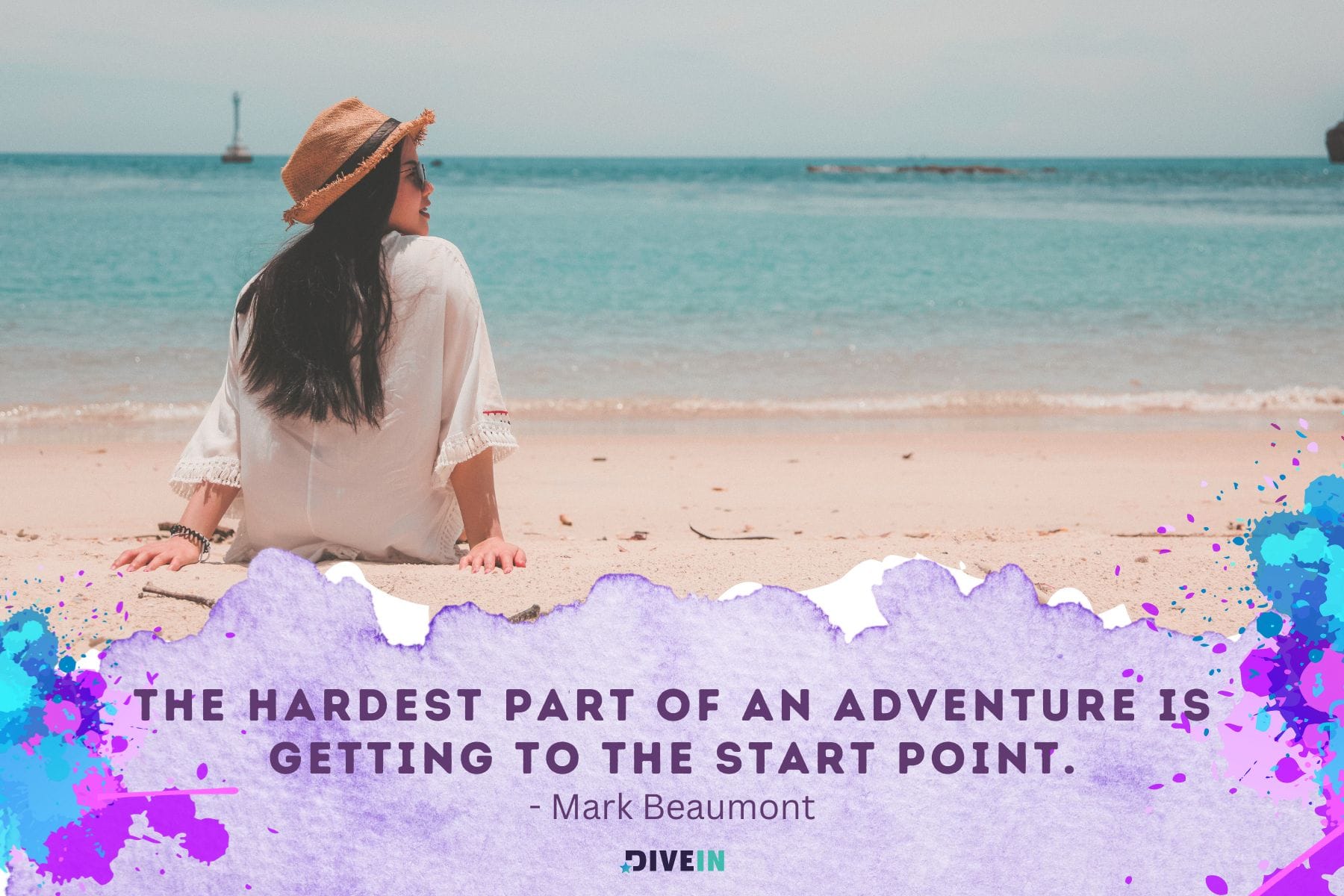 new adventure quotes. the hardest part of an adventure is getting to the start point