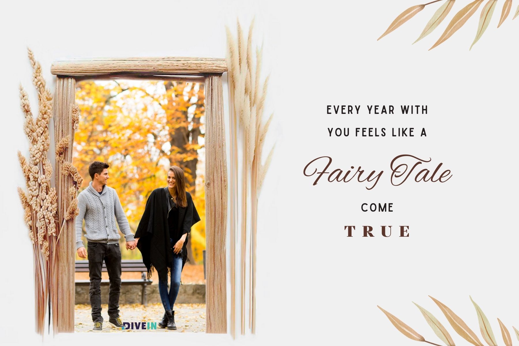 anniversary captions for my girlfriend. every year with you feels like a fairy tale come true