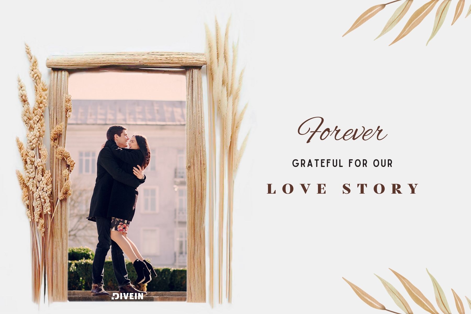 short anniversary captions. forever grateful for our love story