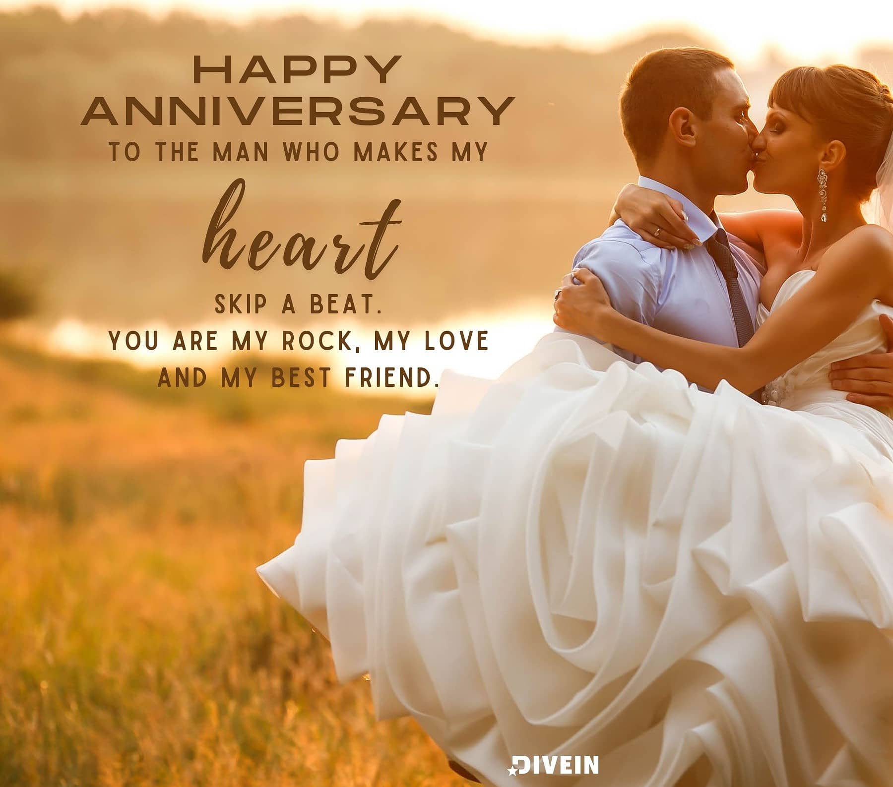 Anniversary Quotes for Husband. Happy anniversary to the man who makes my heart skip a beat. You are my rock, my love, and my best friend.