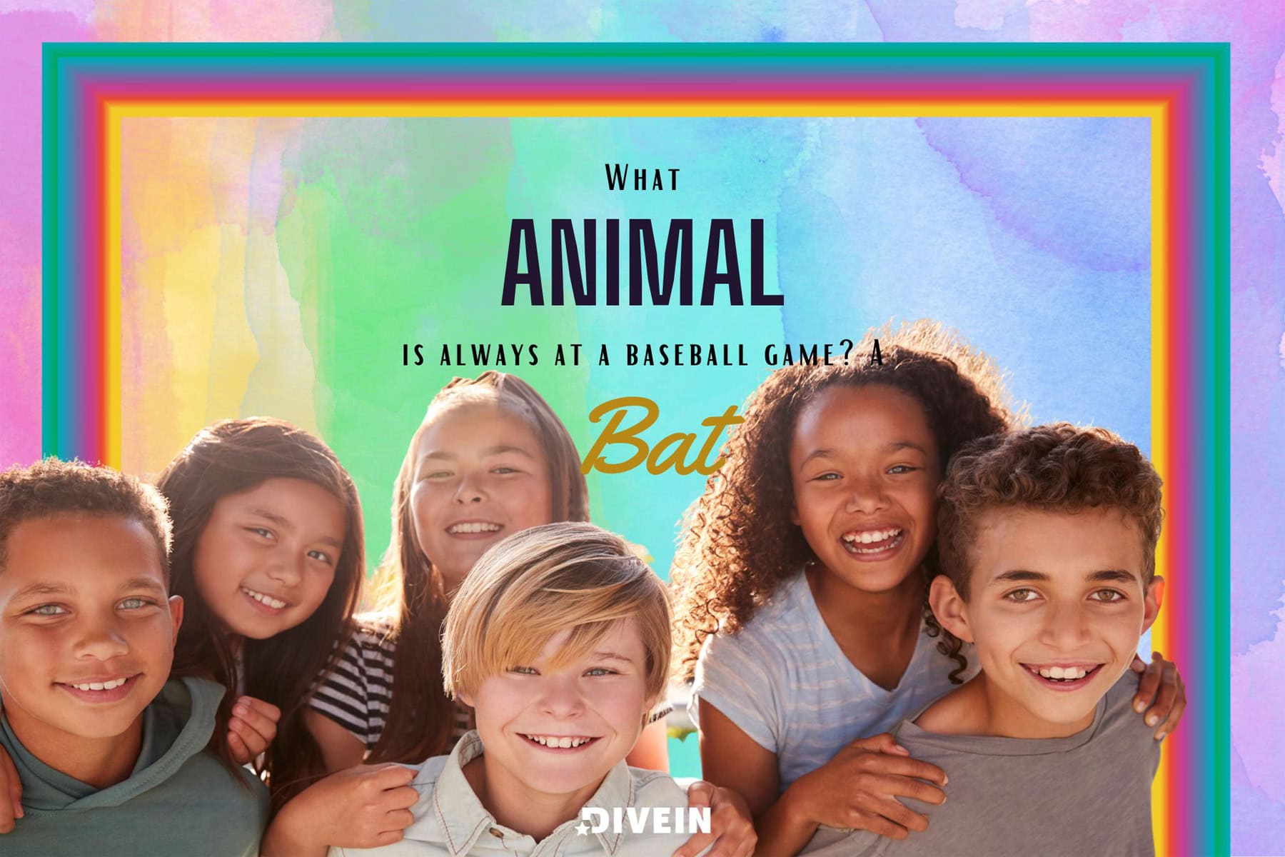 what animal is always at a baseball game_ a bat