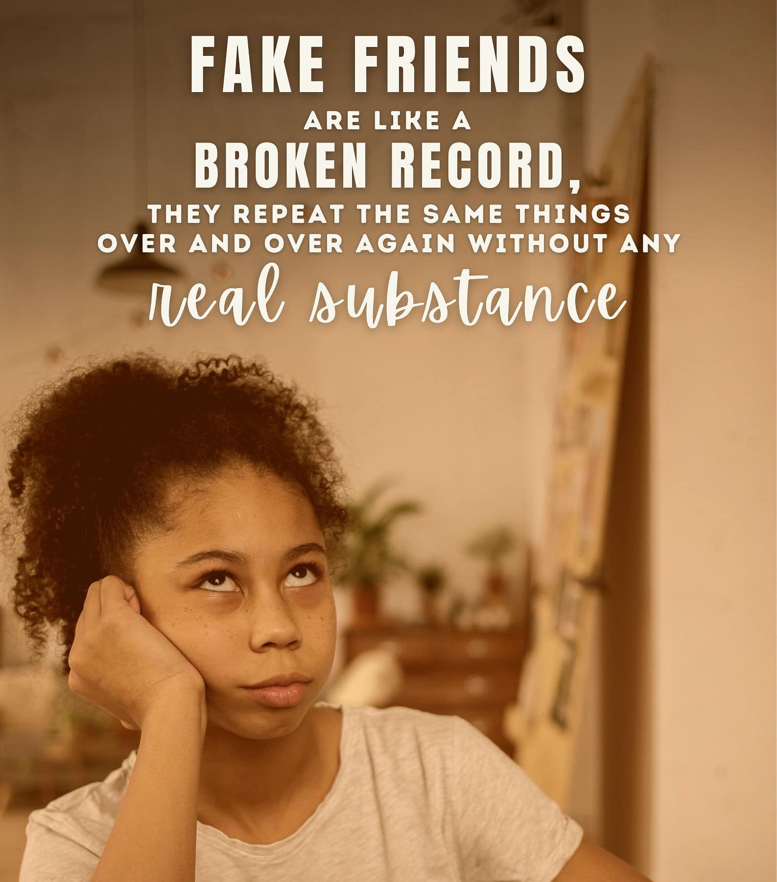 Fake Friends Quotes. Fake friends are like a broken record, they repeat the same things over and over again without any real substance.