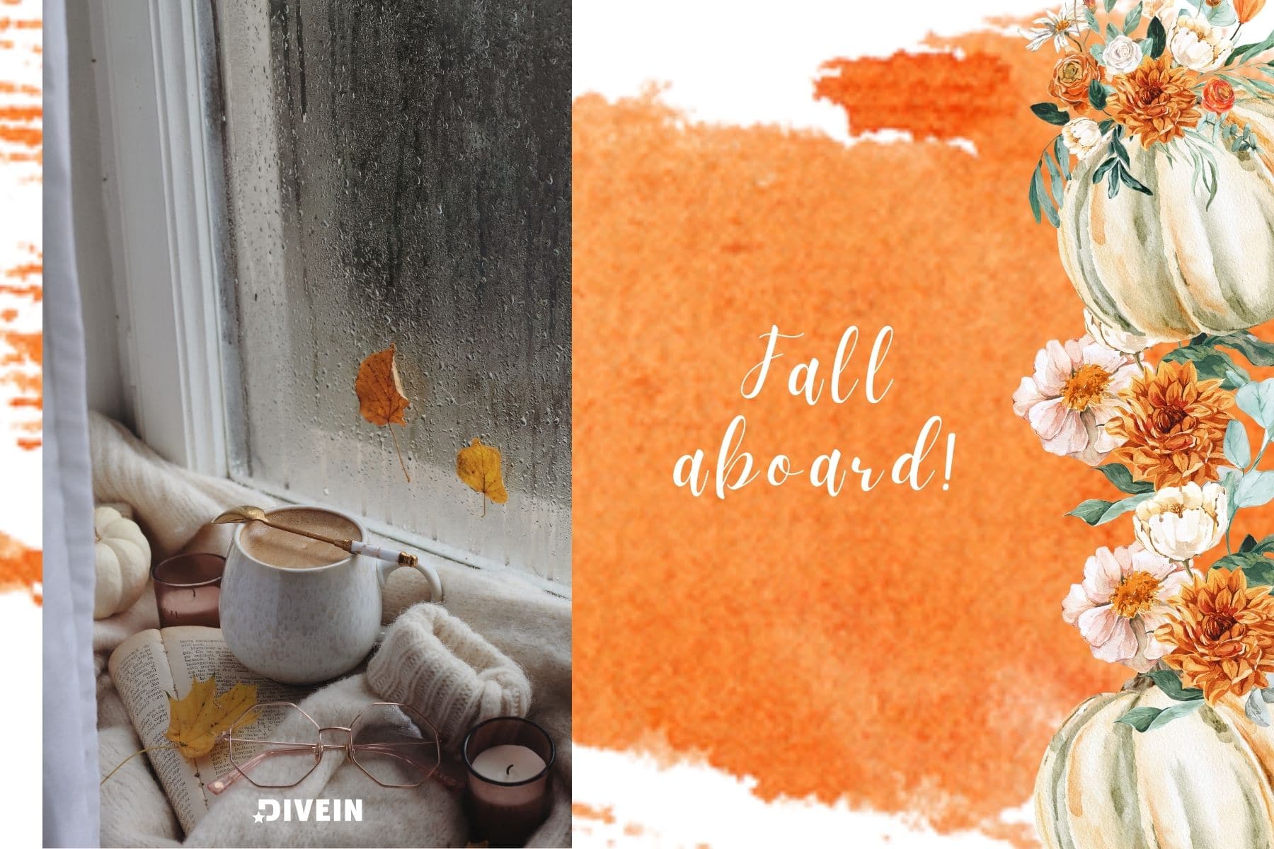 captions for fall vibes. fall aboard
