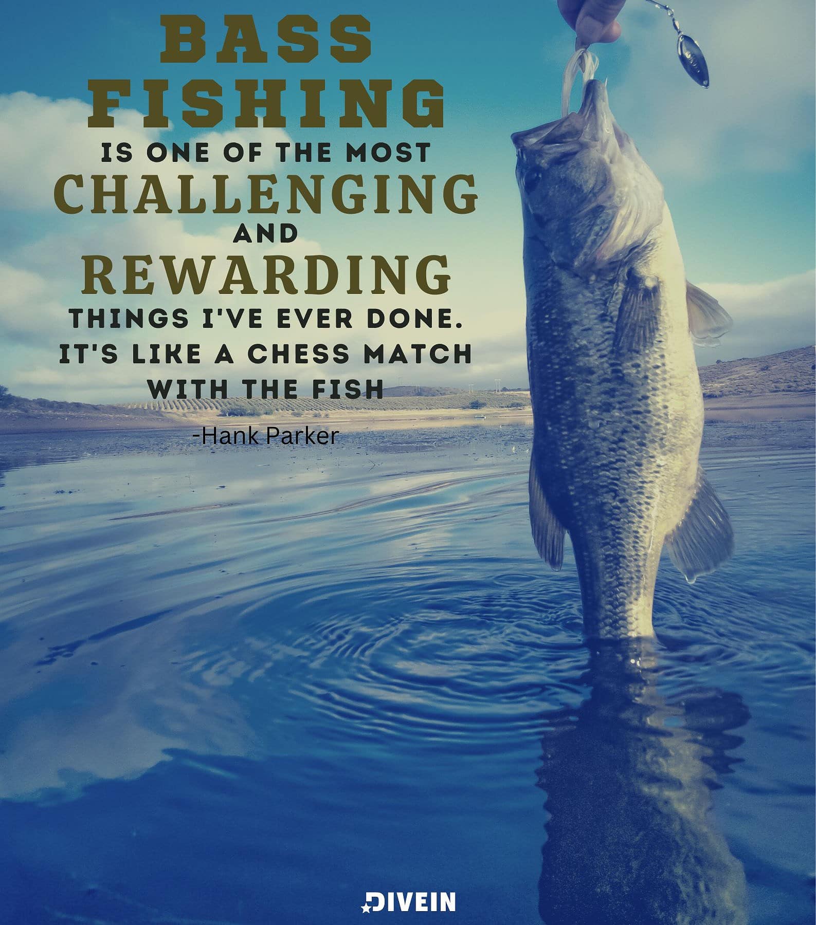 Bass Fishing Quotes for Instagram. Bass fishing is one of the most challenging and rewarding things I’ve ever done. It’s like a chess match with the fish.