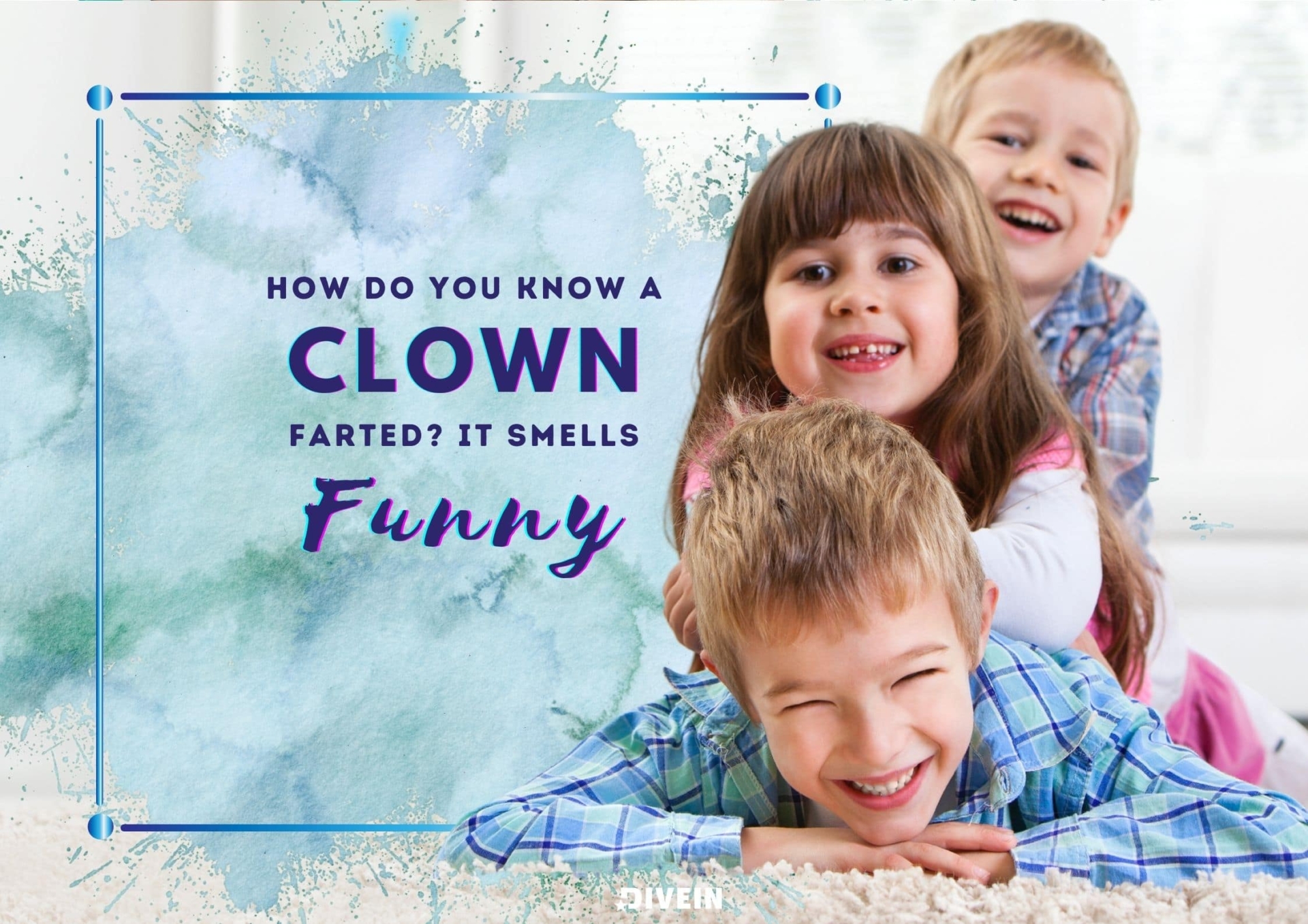 how do you know a clown farted_ it smells funny