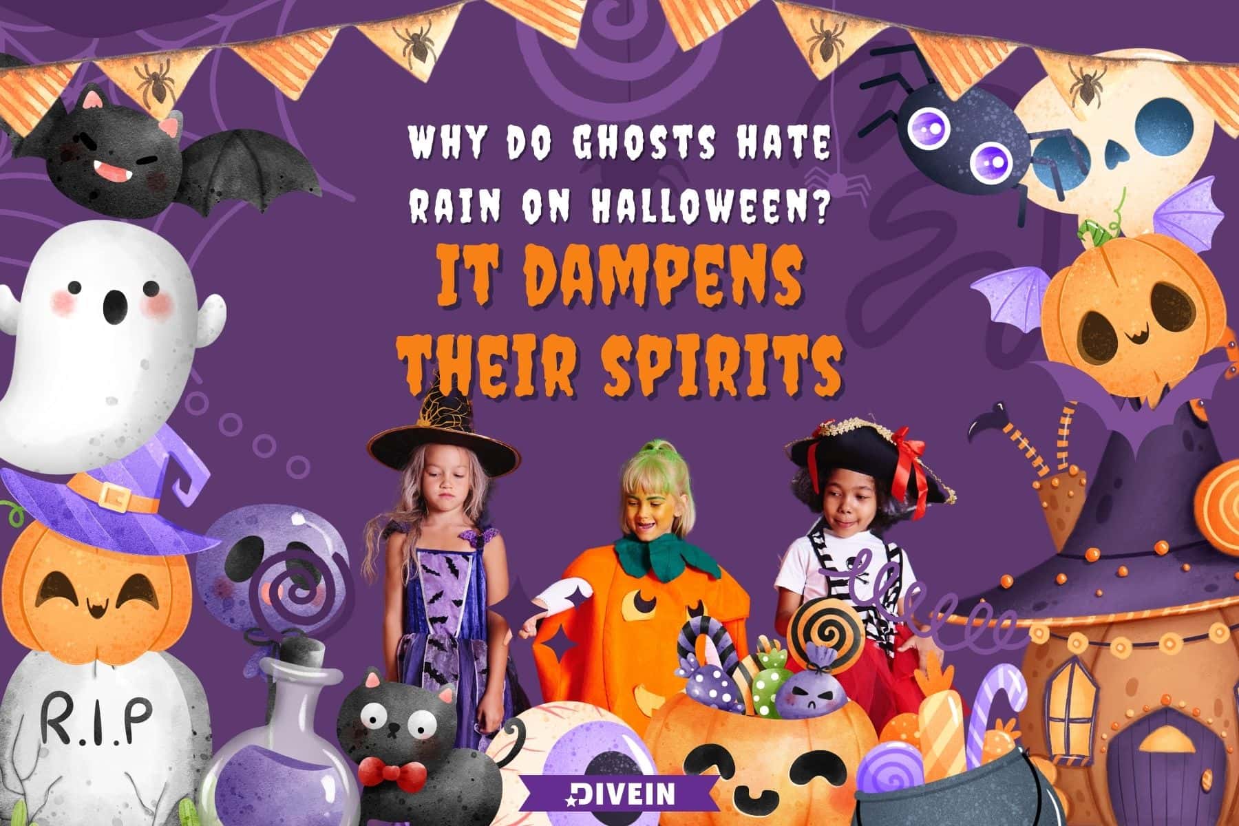 halloween dad jokes. why do ghosts hate rain on halloween. it dampens their spirits