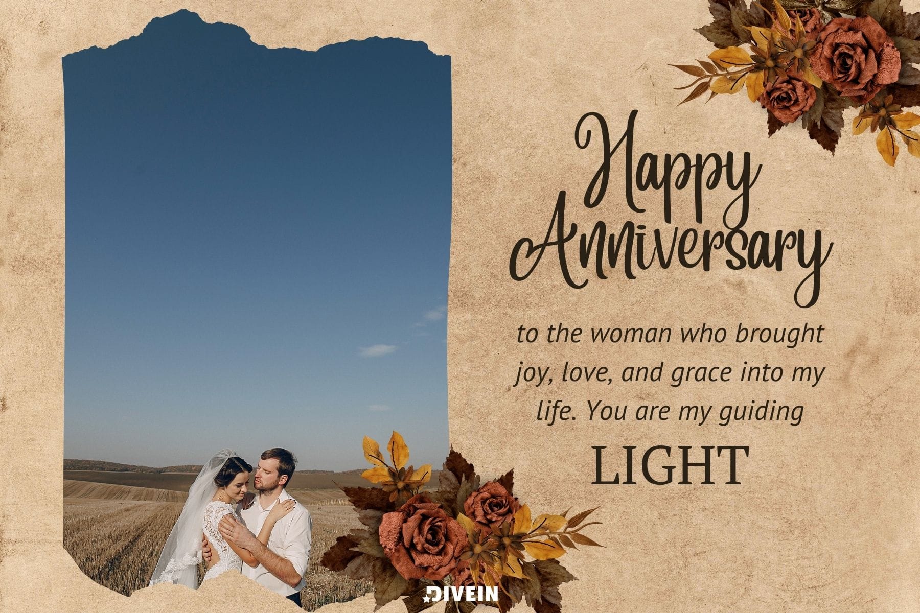 happy anniversary to my wife in heaven. happy anniversary to the woman who brought joy love and grace into my life. you are my guiding star