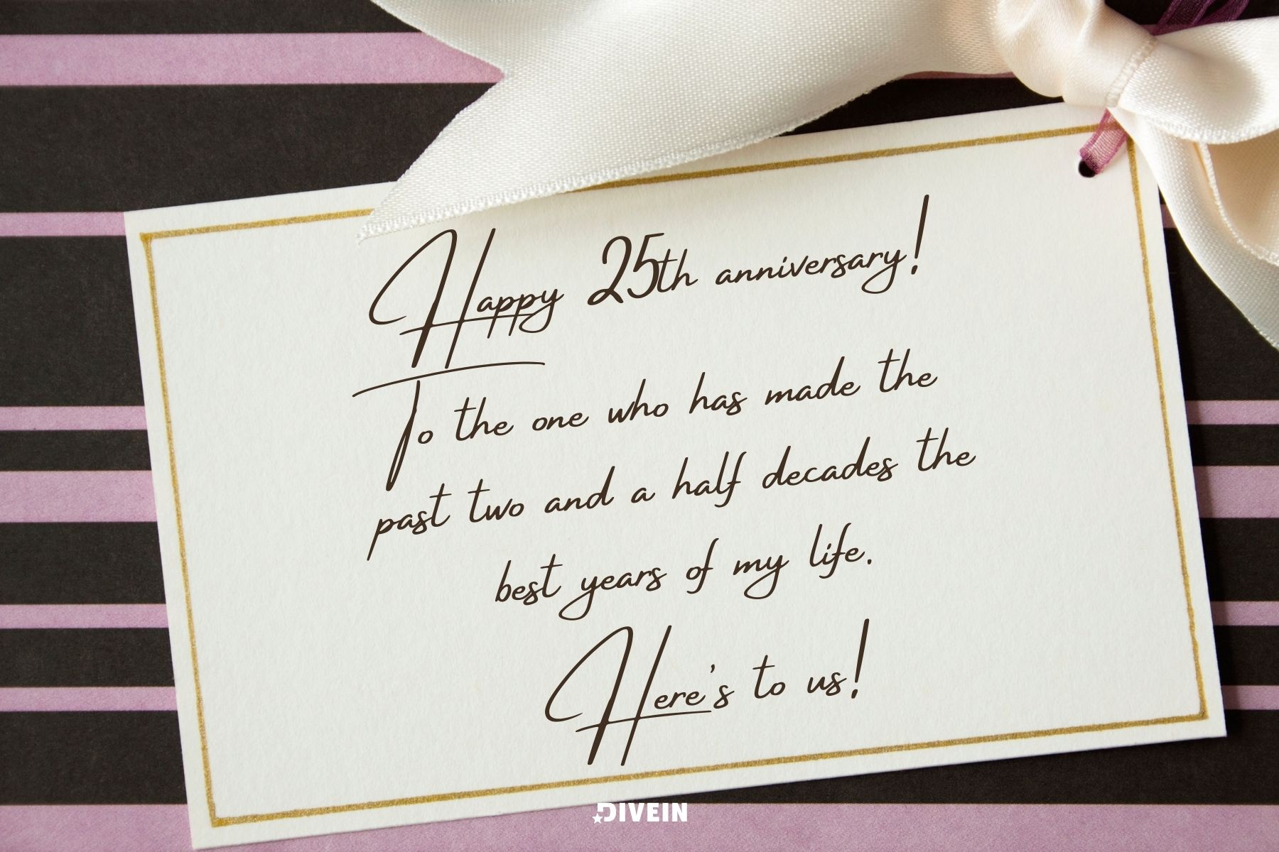 happy 25th anniversary to my husband