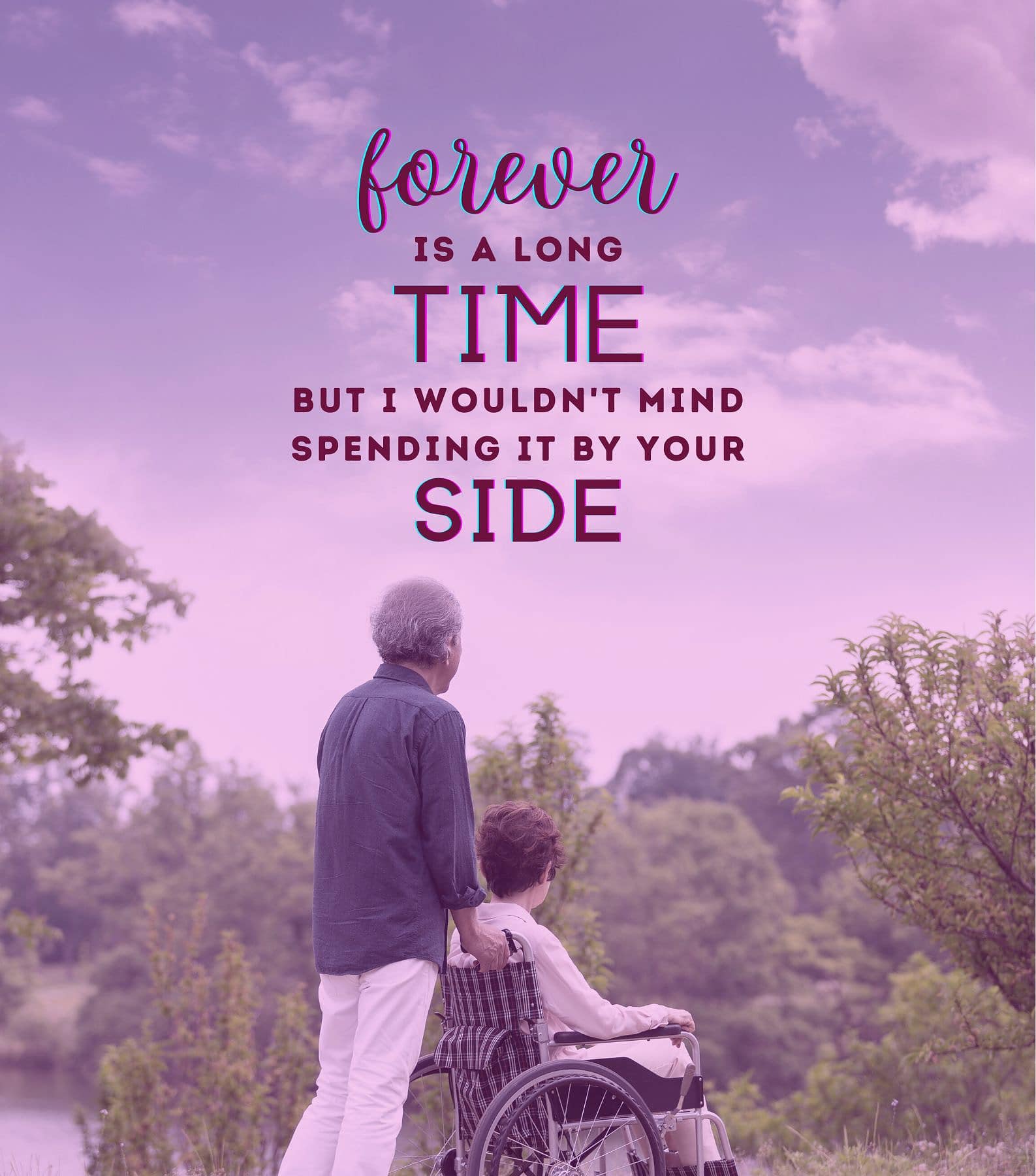 True Love Forever Quotes. Forever is a long time, but I wouldn’t mind spending it by your side.