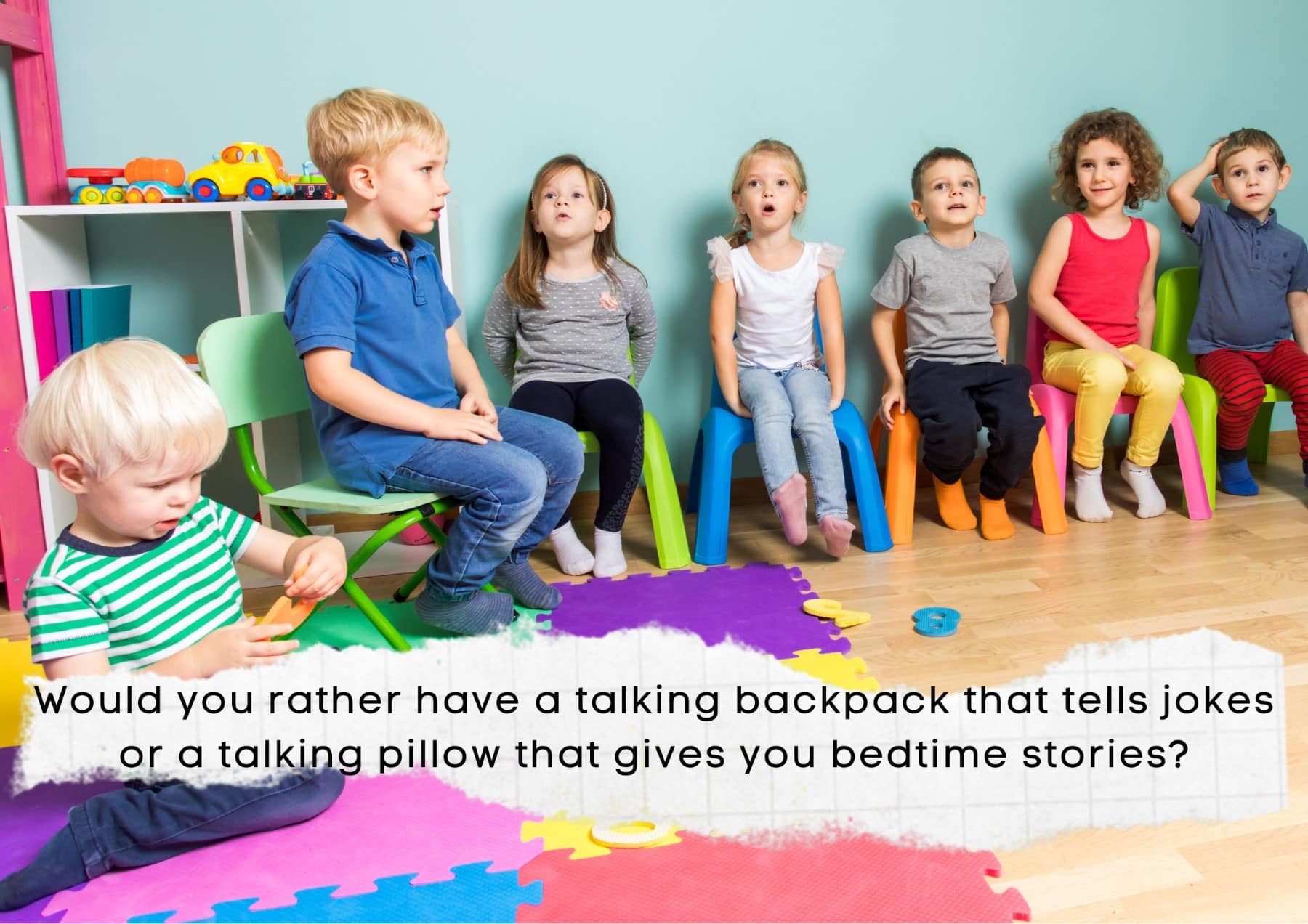 Kids Would You Rather Have A Talking Backpack That Tells Jokes Or A Talking Pillow That Gives You Bedtime Stories