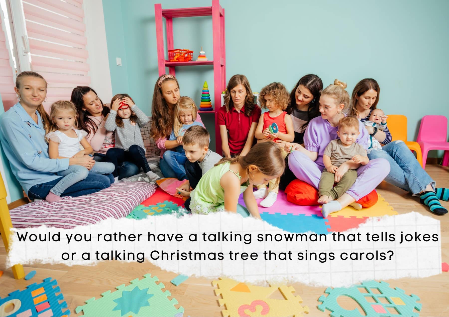 Kids Would You Rather Have A Talking Snowman That Tells Jokes Or A Talking Christmas Tree That Sings Carols