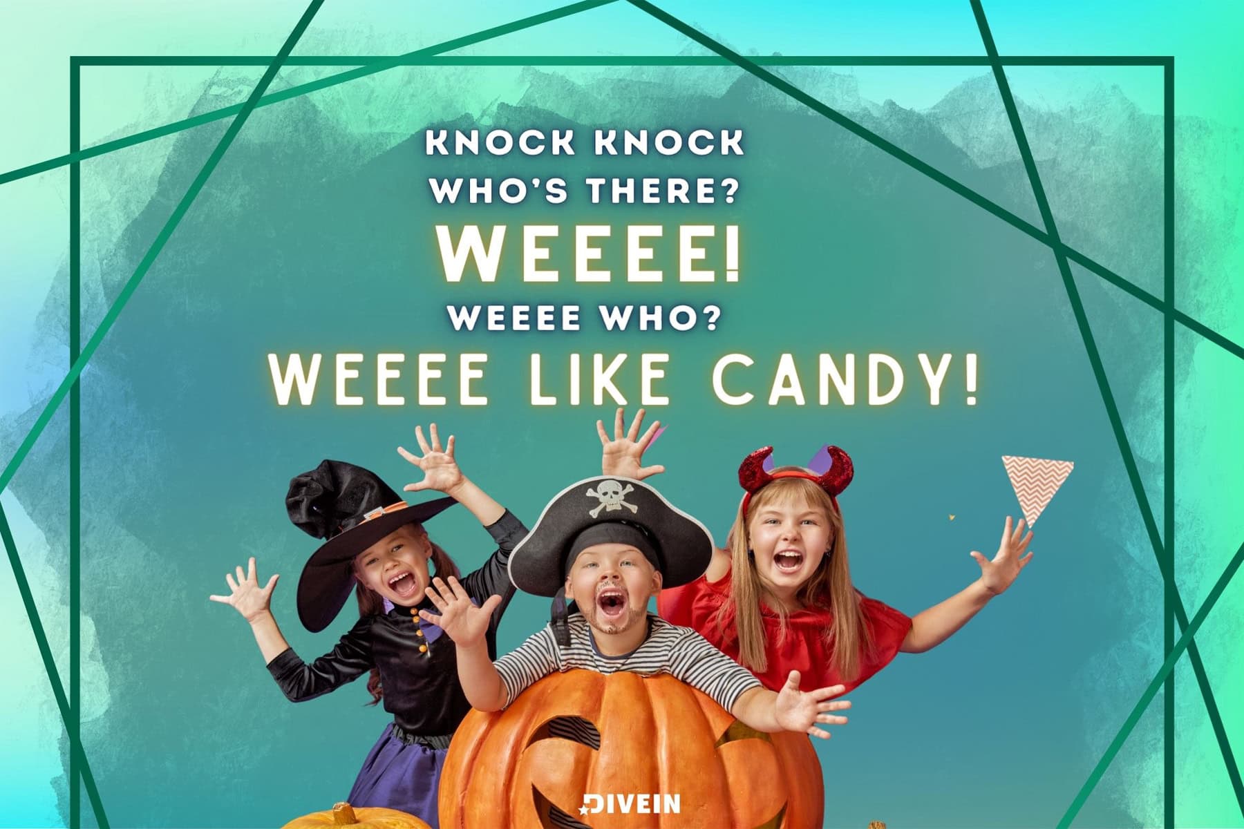 halloween knock knock joke. knock, knock!! who’s there_ weeee! weeee who_ weeee like candy!