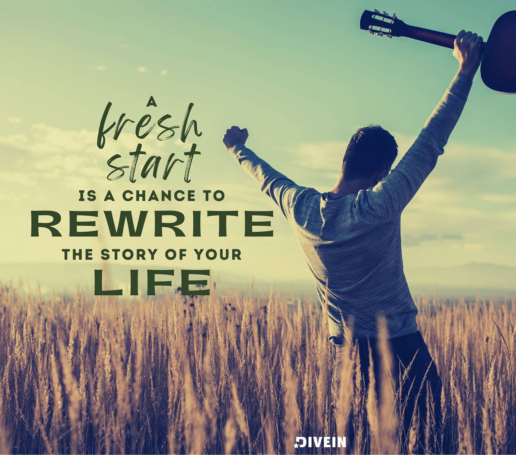 New Chapter Quote. A fresh start is a chance to rewrite the story of your life.