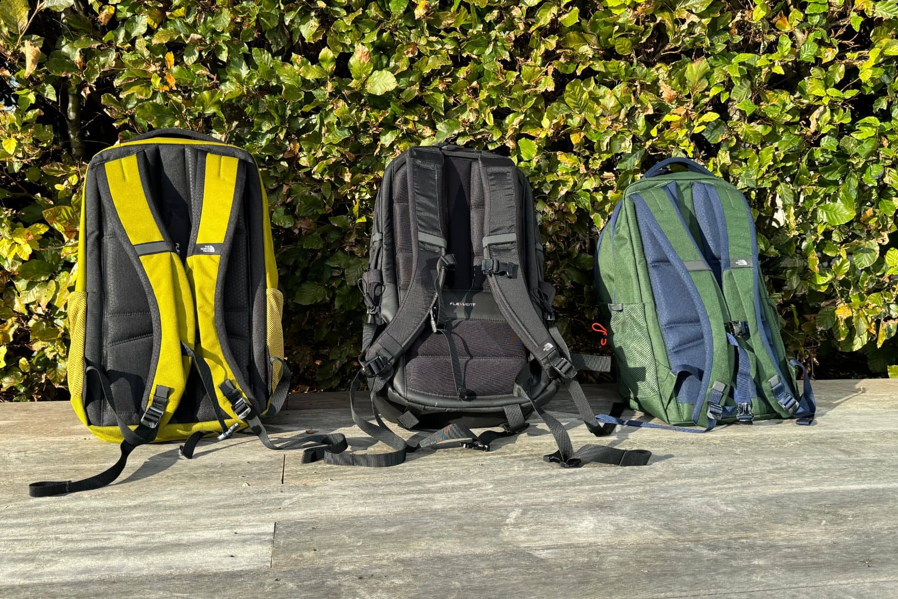 North Face Backpacks Three Bags