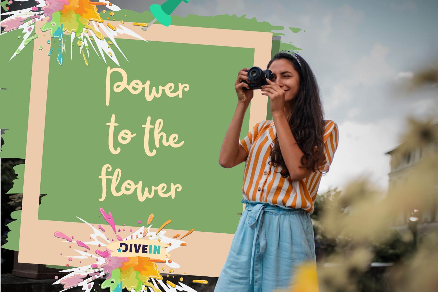 spring photo dump captions. power to the flower