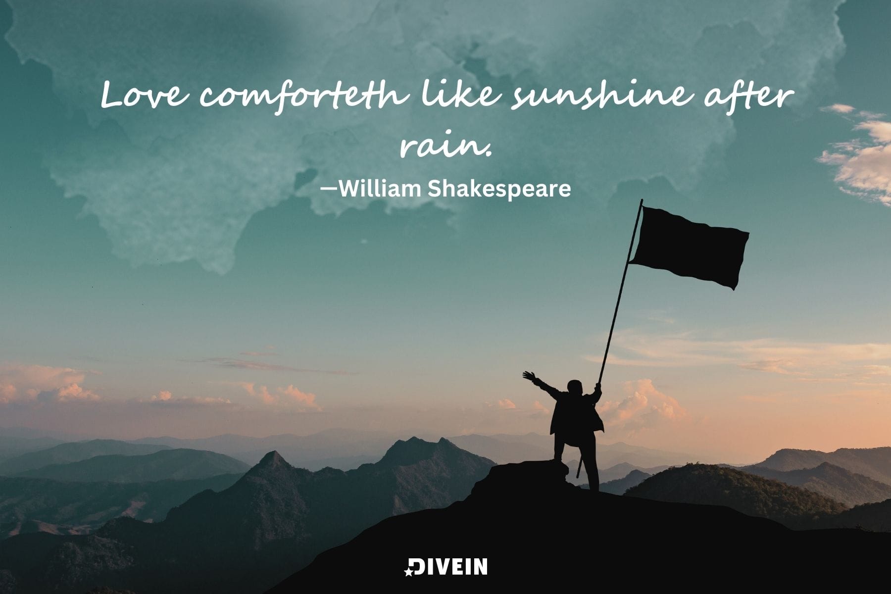 short inspirational love quotes. love comforteth like sunshine after rain
