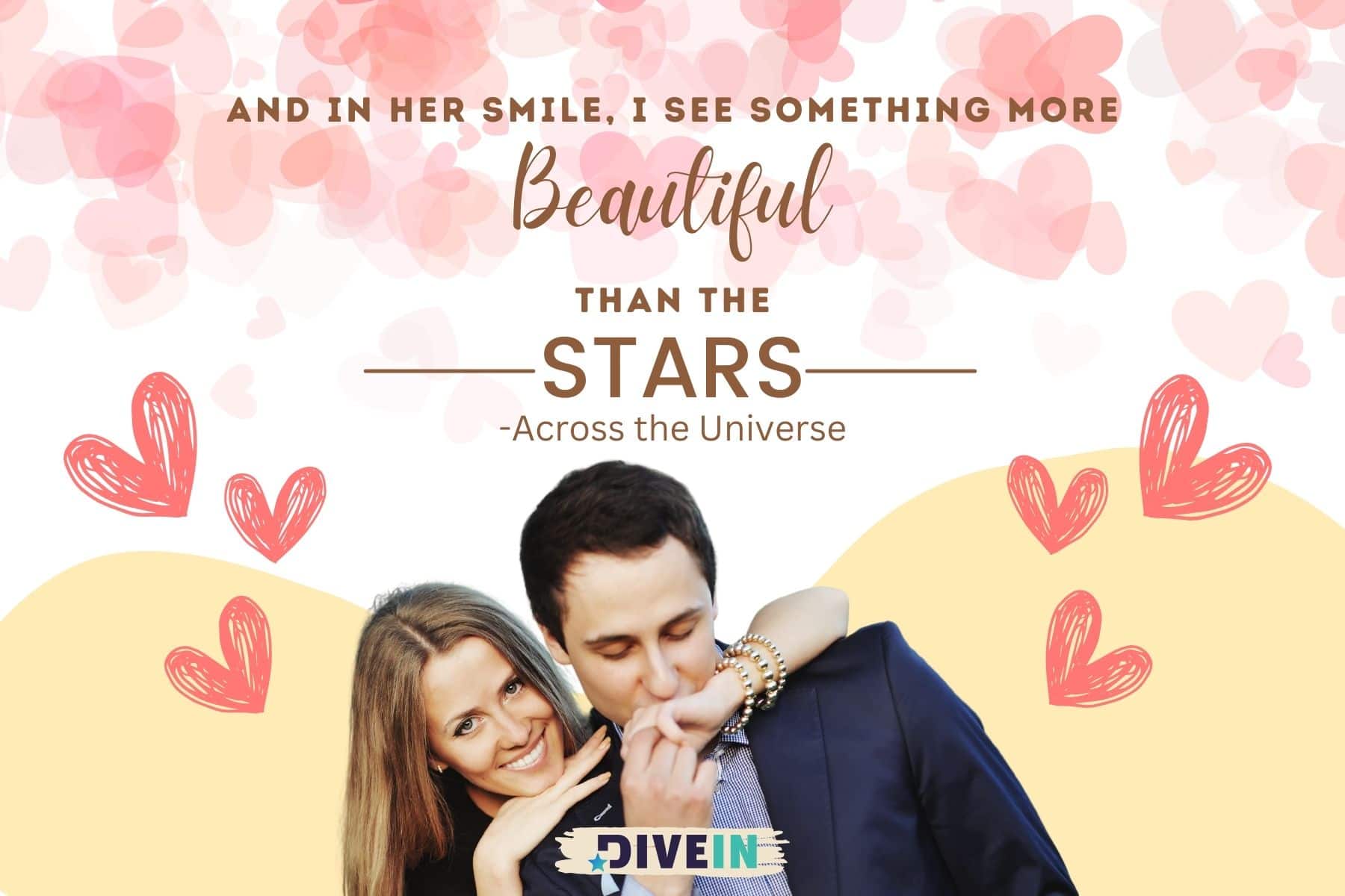 short cute love quotes. and in her smile i see something more beautiful than the stars