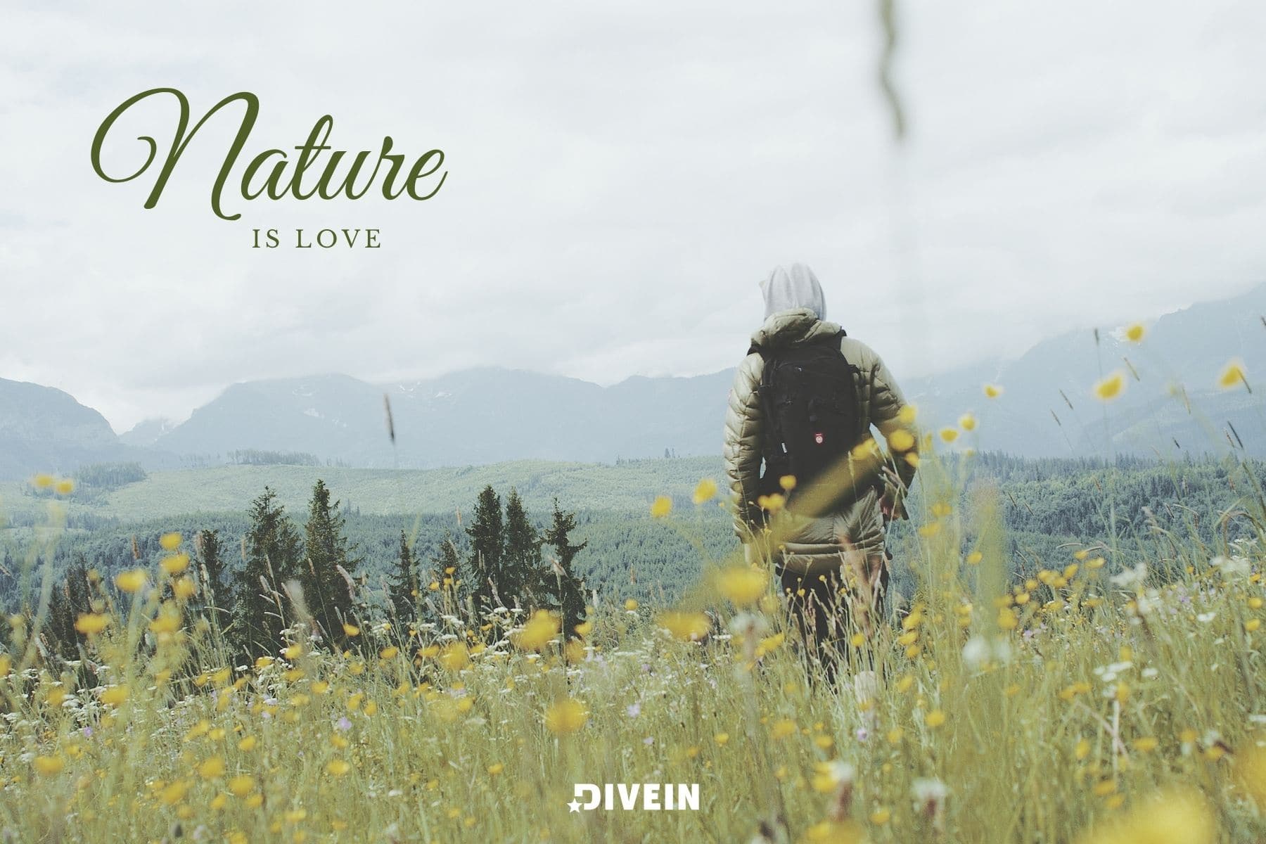 unique travel captions. nature is love.