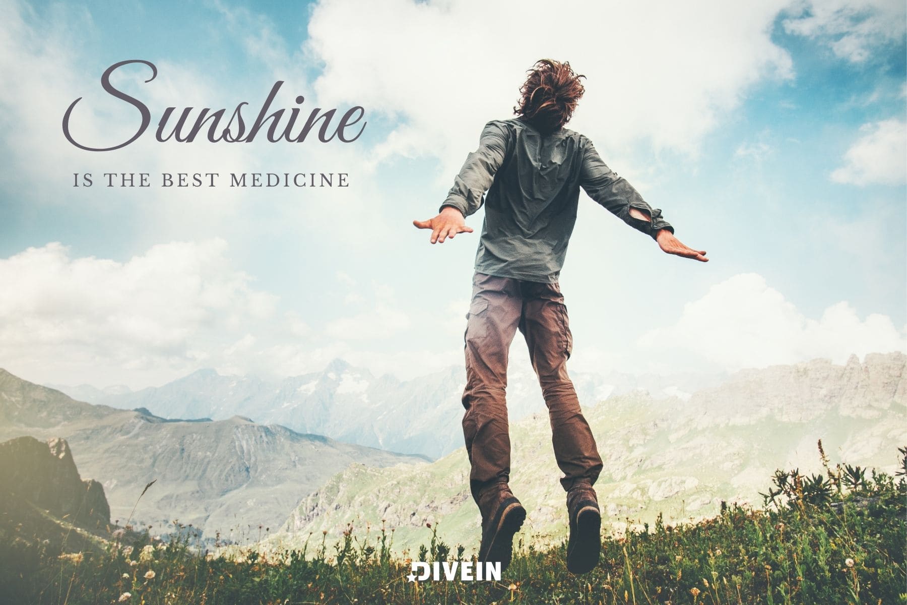 cute vacation captions. sunshine is the best medicine.