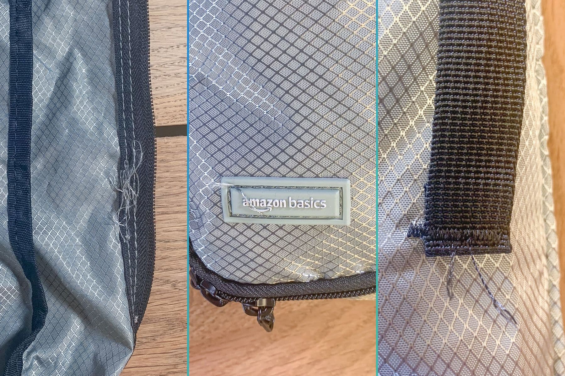 Amazonbasics Packing Cube Set Mesh Finishing Touches
