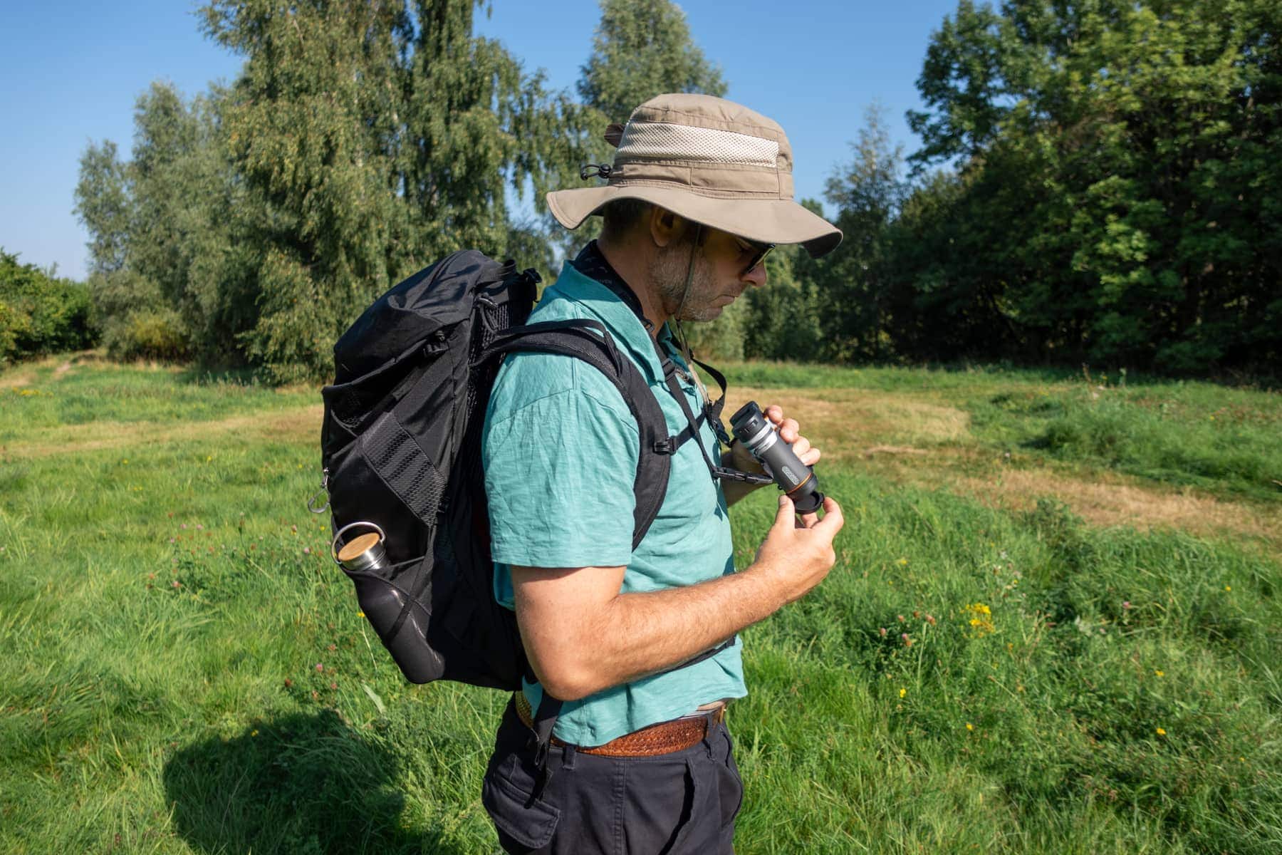 Binoculars When Worn