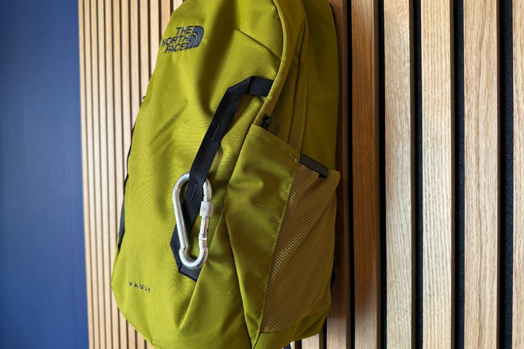 carabiner for external storage