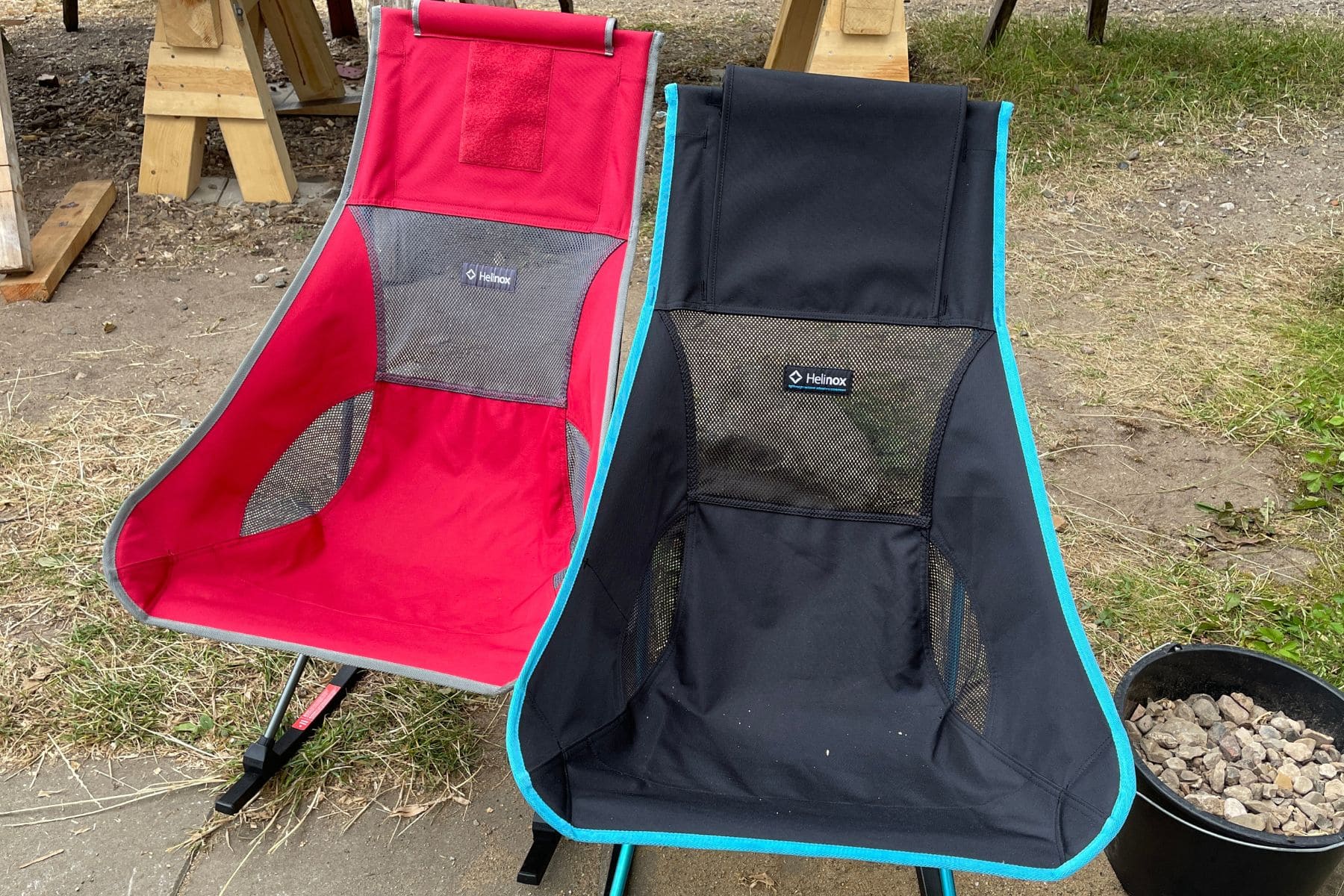 The Helinox Zero High Back is a more comfortable yet less portable alternative to the ultra-lightweight backpacking-friendly model.