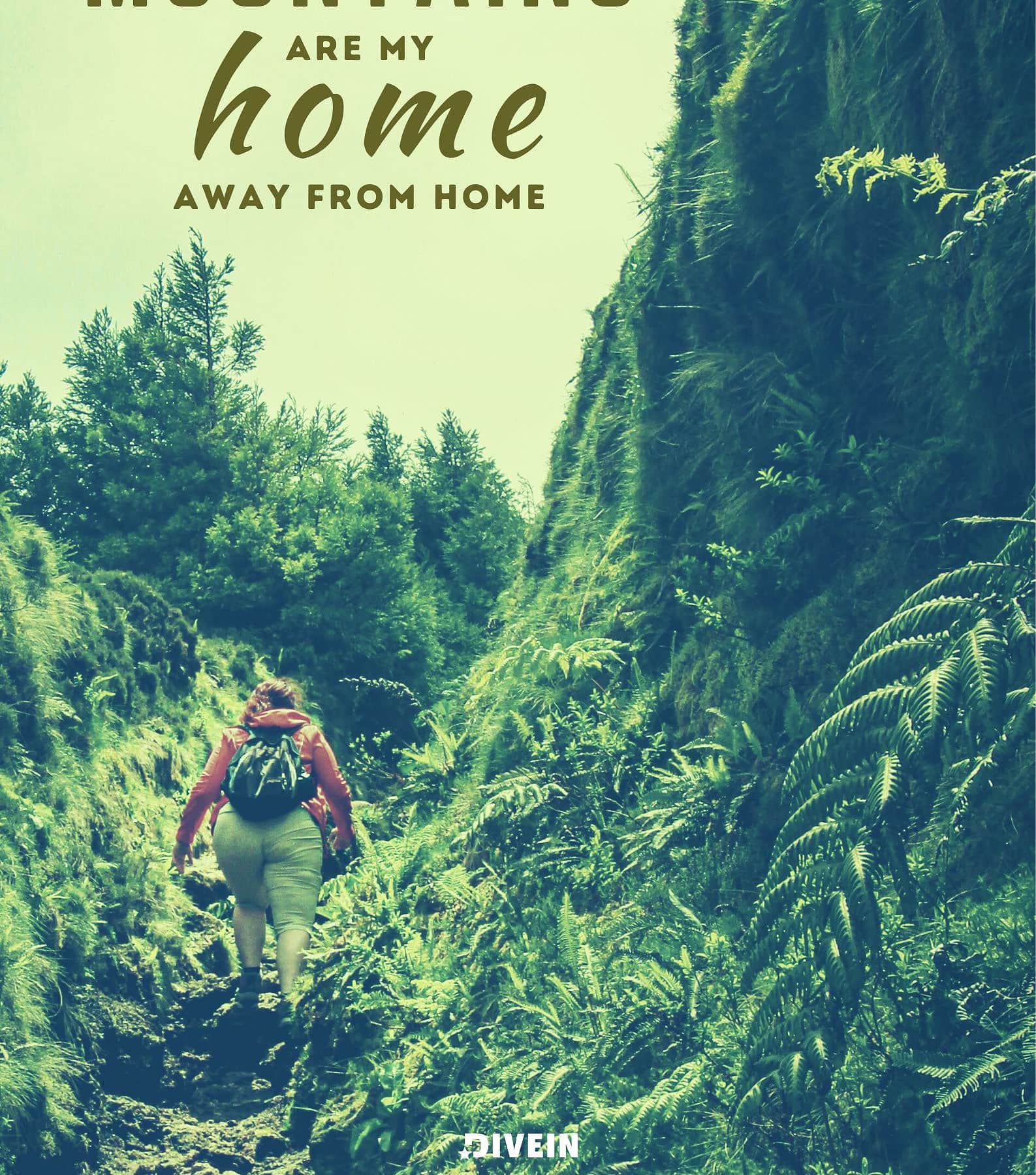 Cute Hiking Captions For Instagram. The mountains are my home away from home.