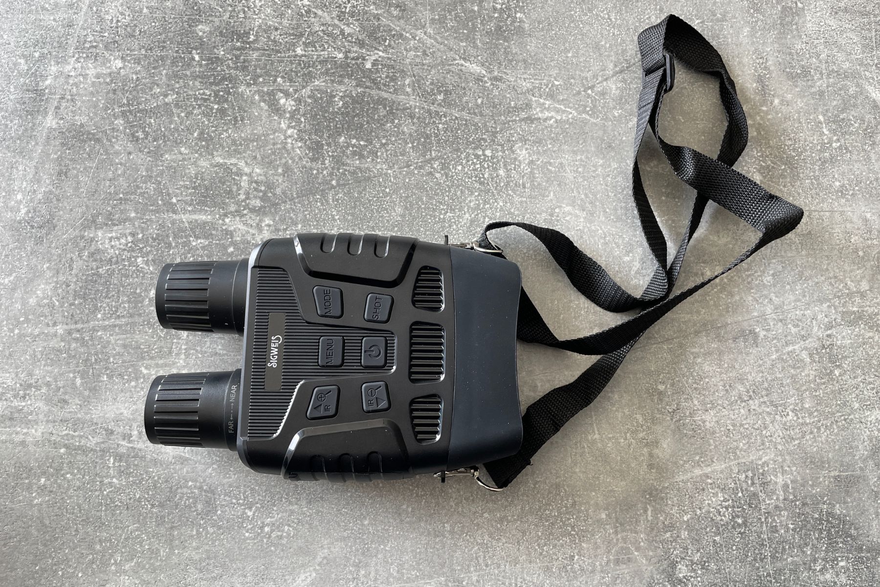 Keep your night vision scope and accessories safe and organized in its hard case.