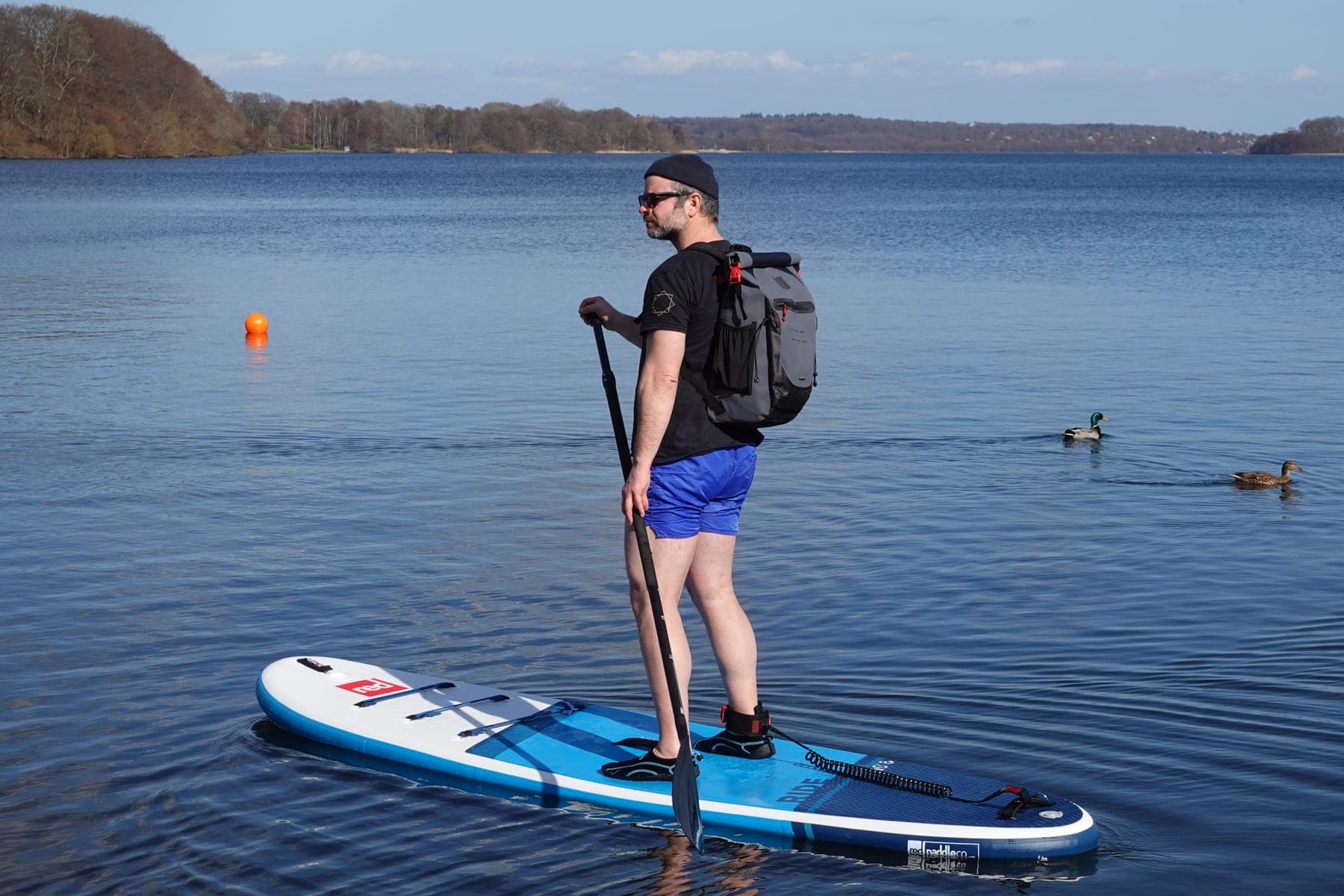 Testing Waterproof Backpack On Water