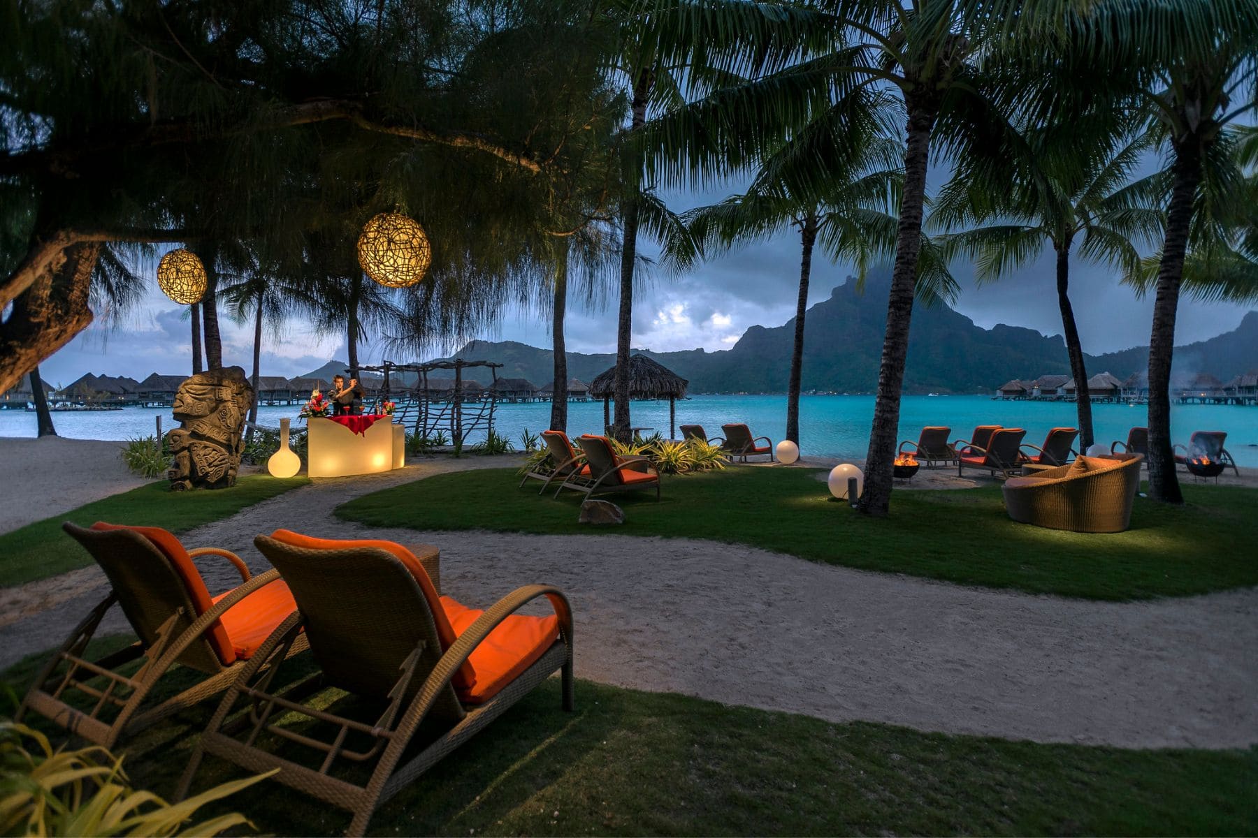 afternoon view in bora resort