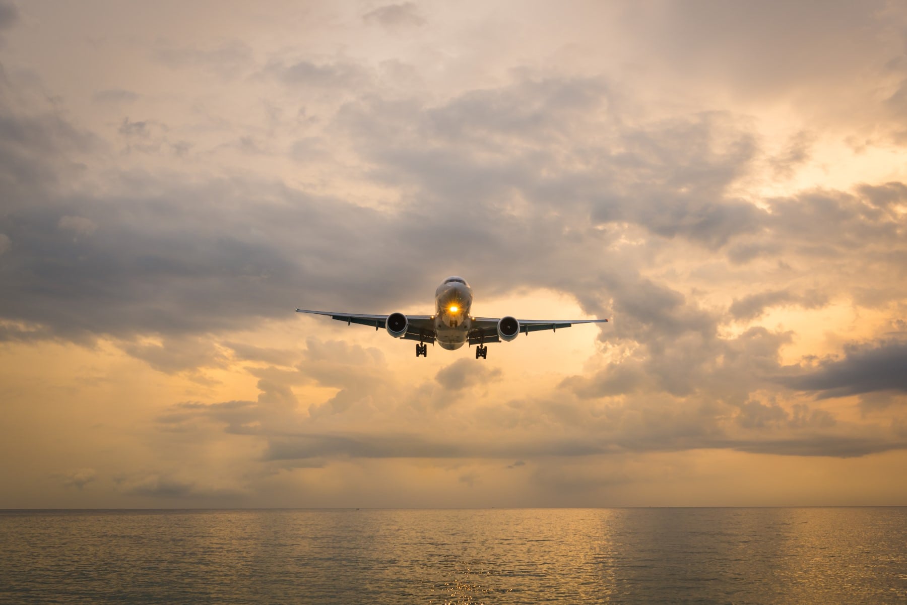 Aruba Visitors Guide Airplane Sunset