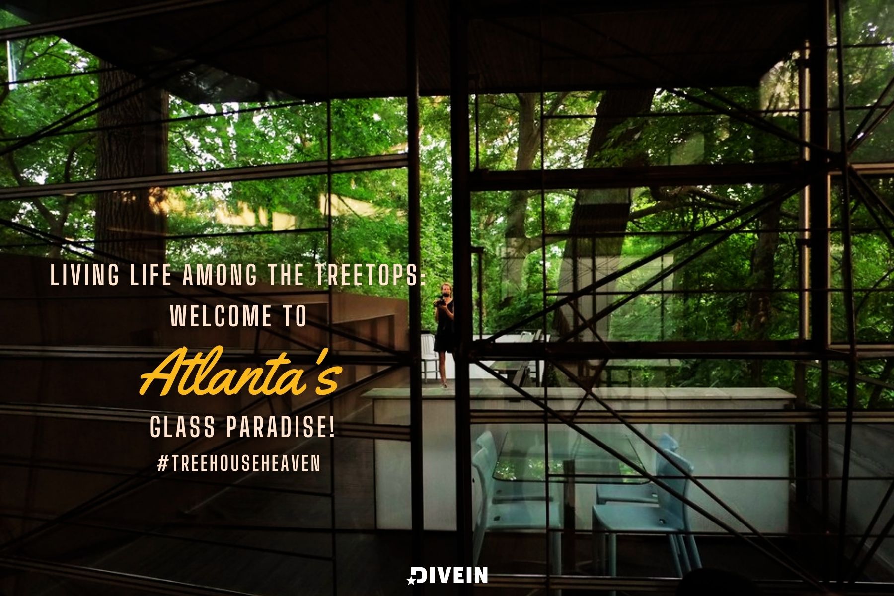 atlanta glass treehouse instagram captions