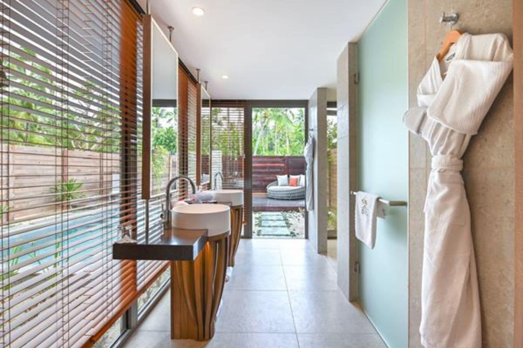 beach villa with pool at le bora