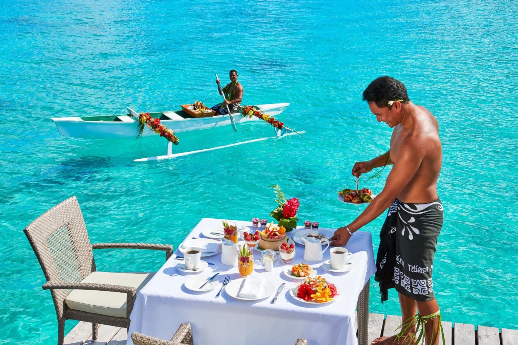 Breakfast At Conrad Bora Bora Nui