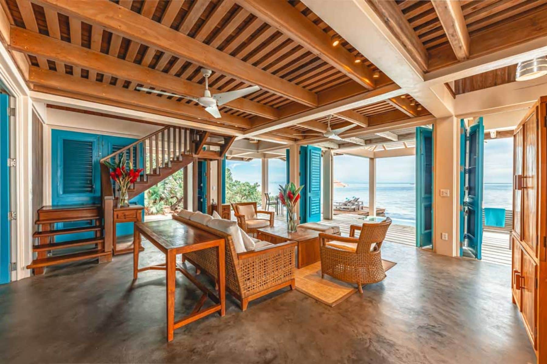 Cayo Espanto Living Room
