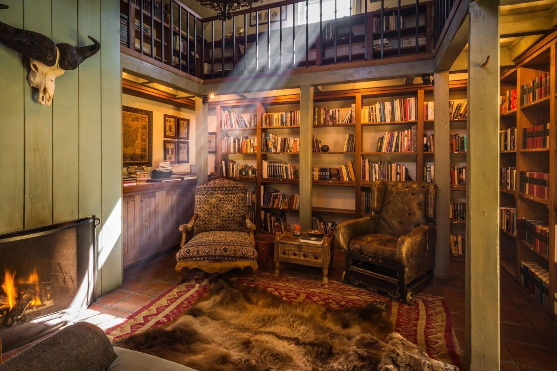 Dunton Hot Springs Rico Colorado Library Interior