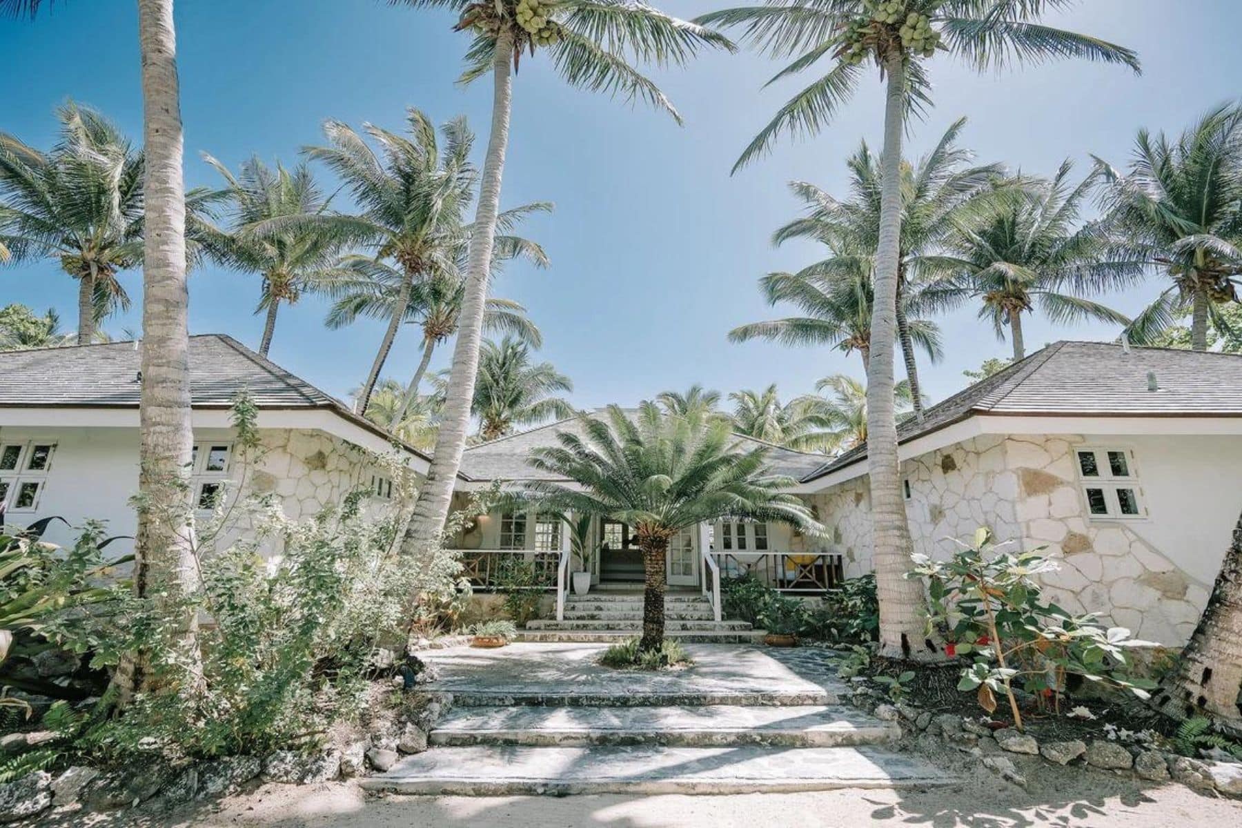 Front View Of Mahogany Villa