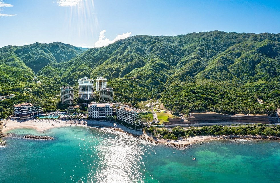 Garza Blanca Preserve Resort Spa Aerial View Far