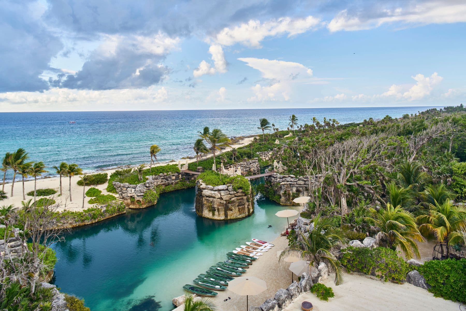 Hotel Xcaret Arte Aerial Front