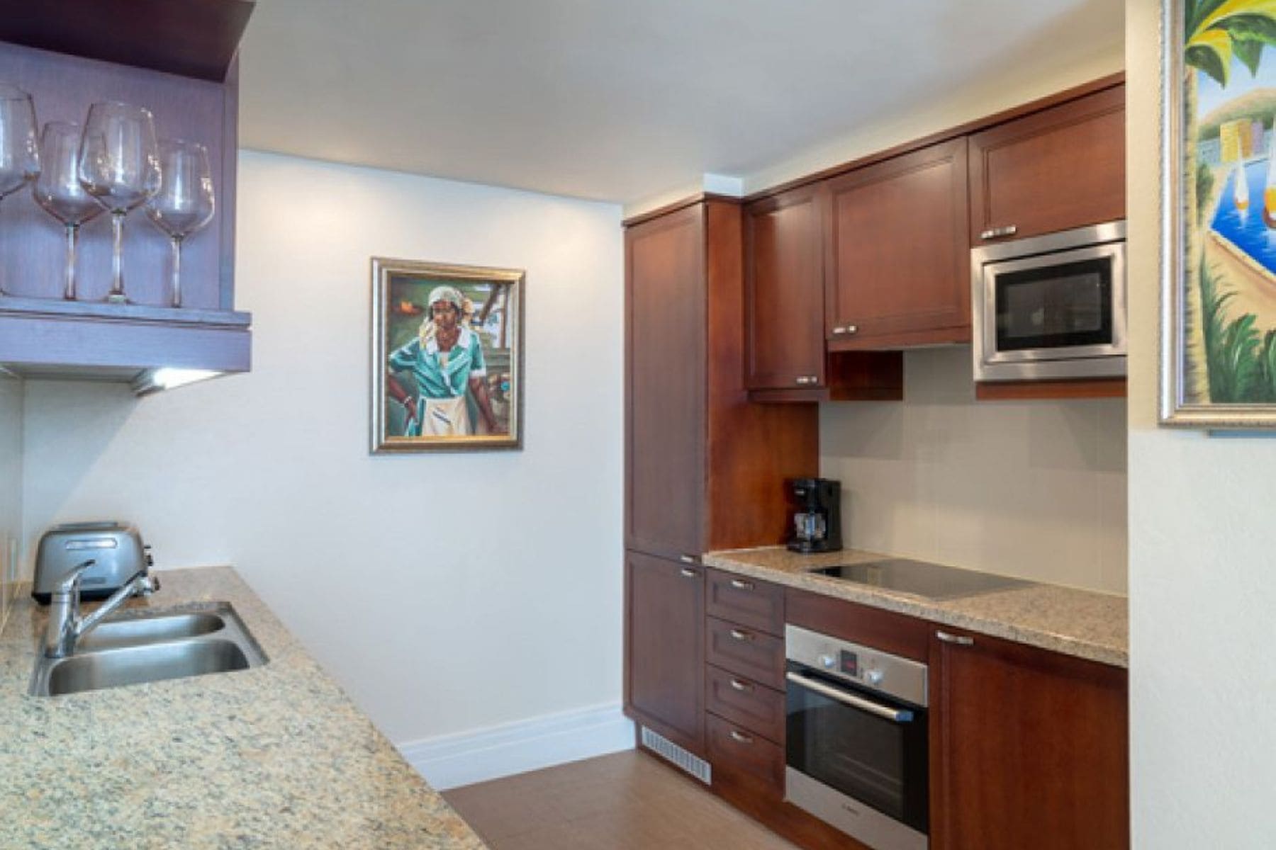 Kitchen View In Three Bedroom Butler Suite