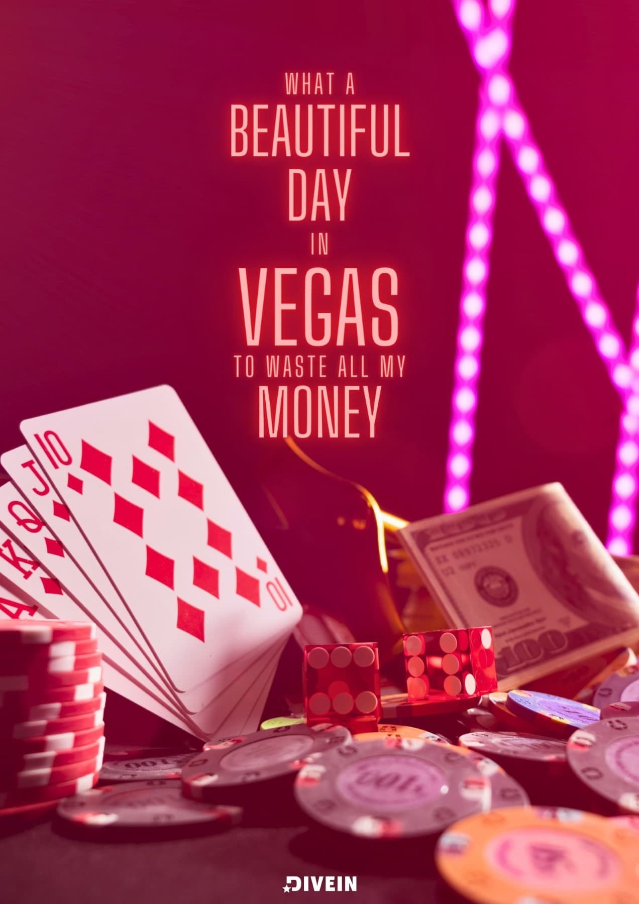 Funny Las Vegas Instagram Captions. What a beautiful day in Vegas to waste all my money.