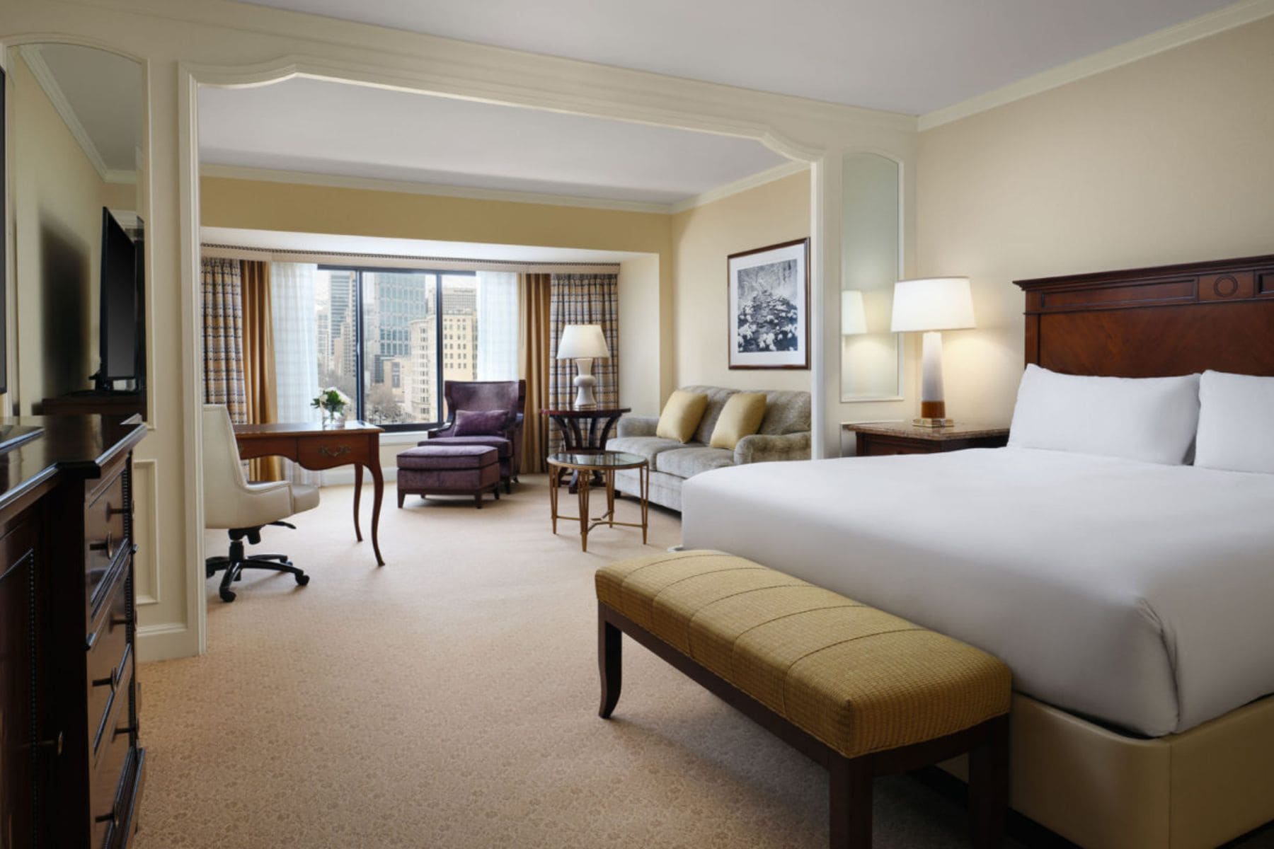 Little America Hotel Bed